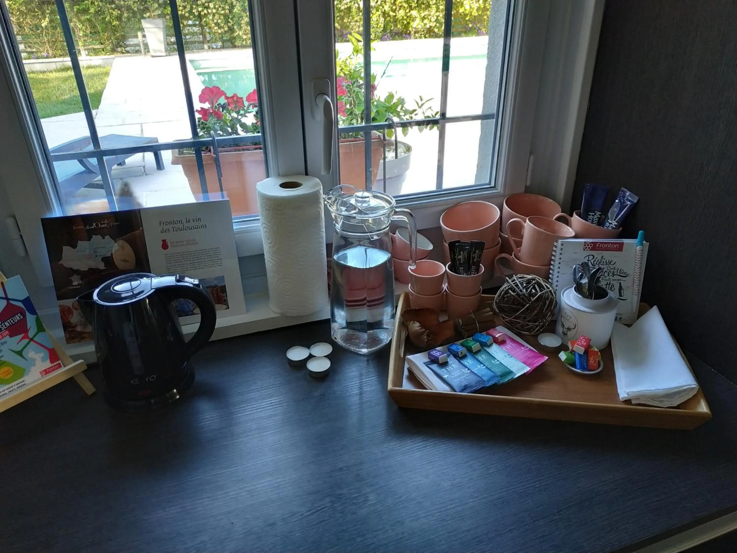 Coffee/tea facilities in Les Agapanthes du frontonnais