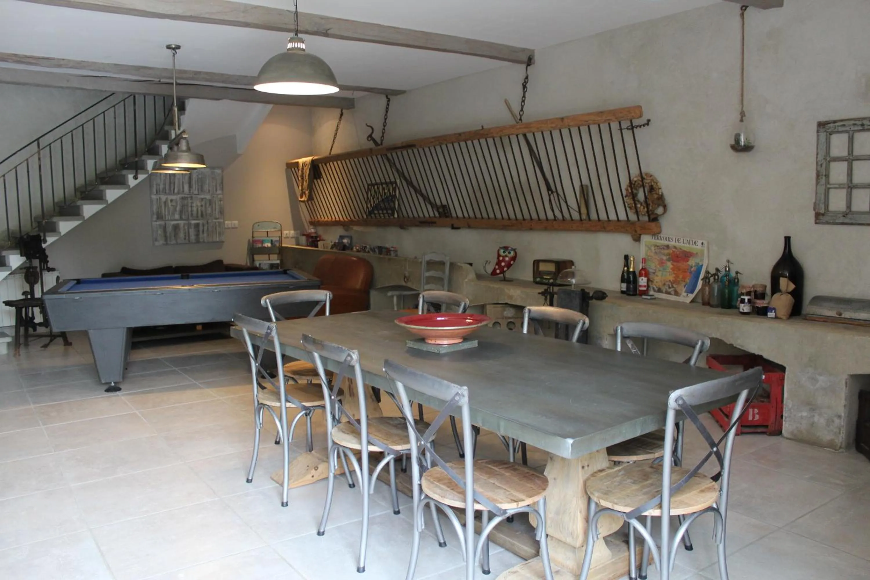 Library in L'Albane Chambres d'hôtes