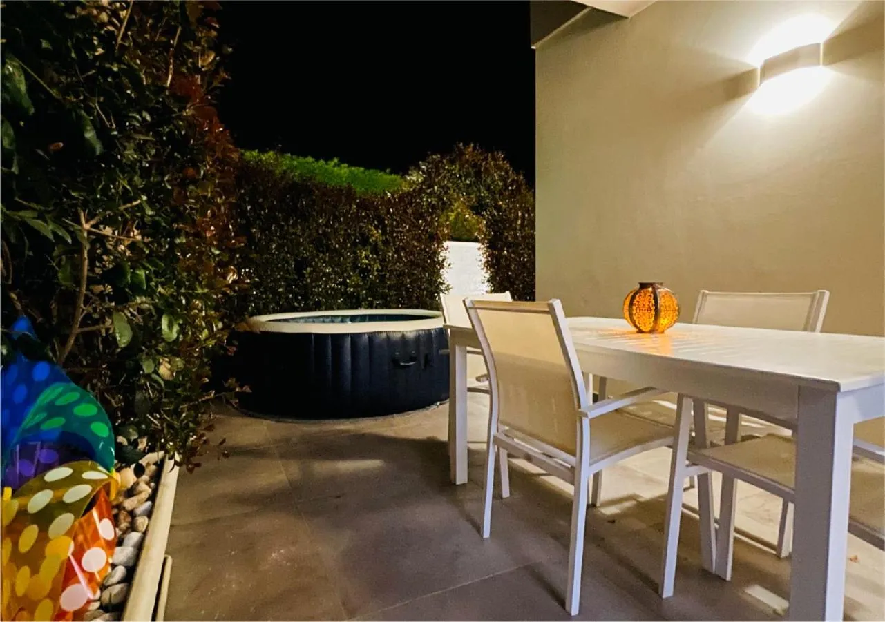 Patio in La Collina di Montegrappa - Suites with Heated Private Pool - Suites with Shared Pool