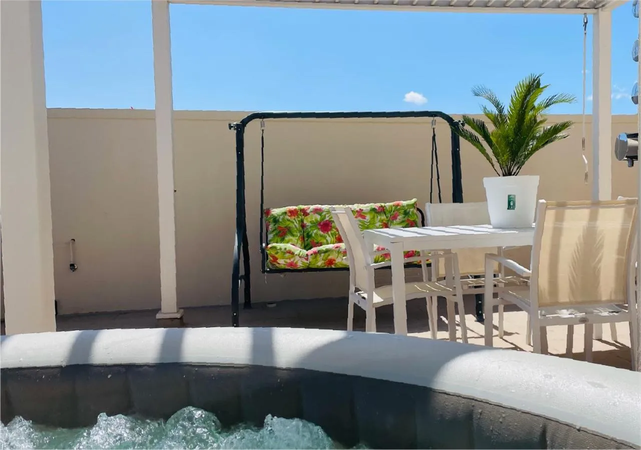 Patio in La Collina di Montegrappa - Suites with Heated Private Pool - Suites with Shared Pool