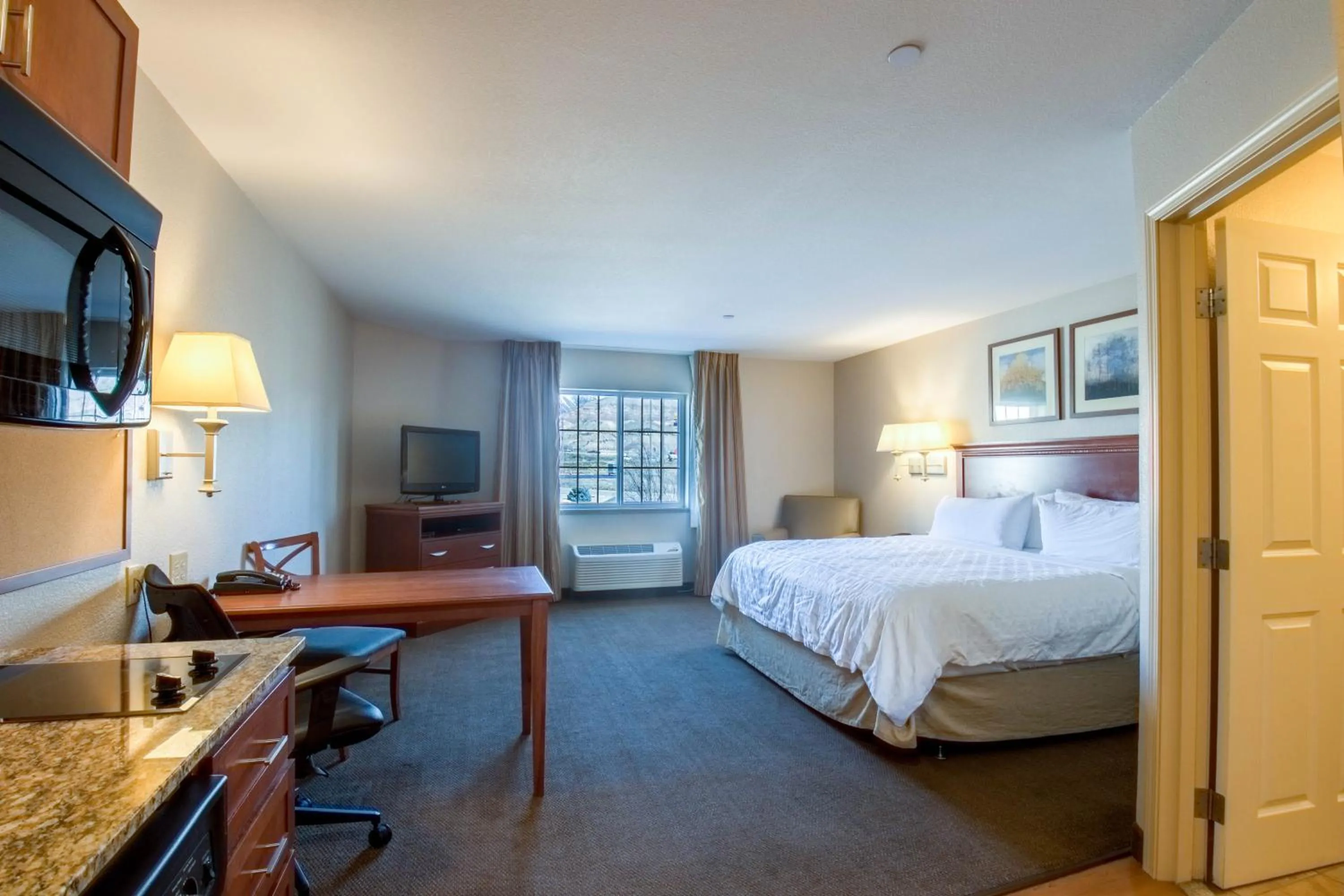 Bed in Western Slope Suites Parachute