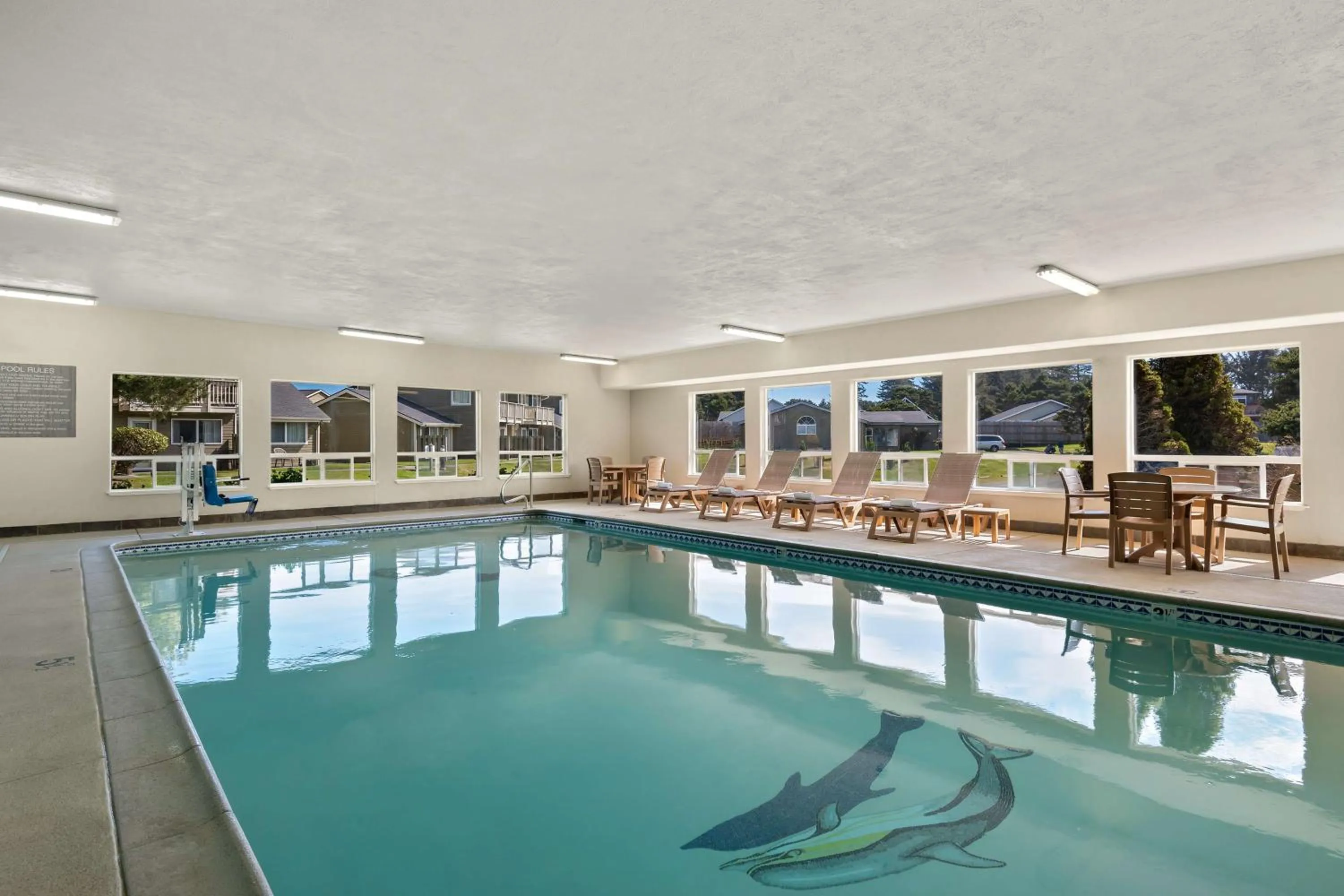 Pool view in Best Western Inn at Face Rock