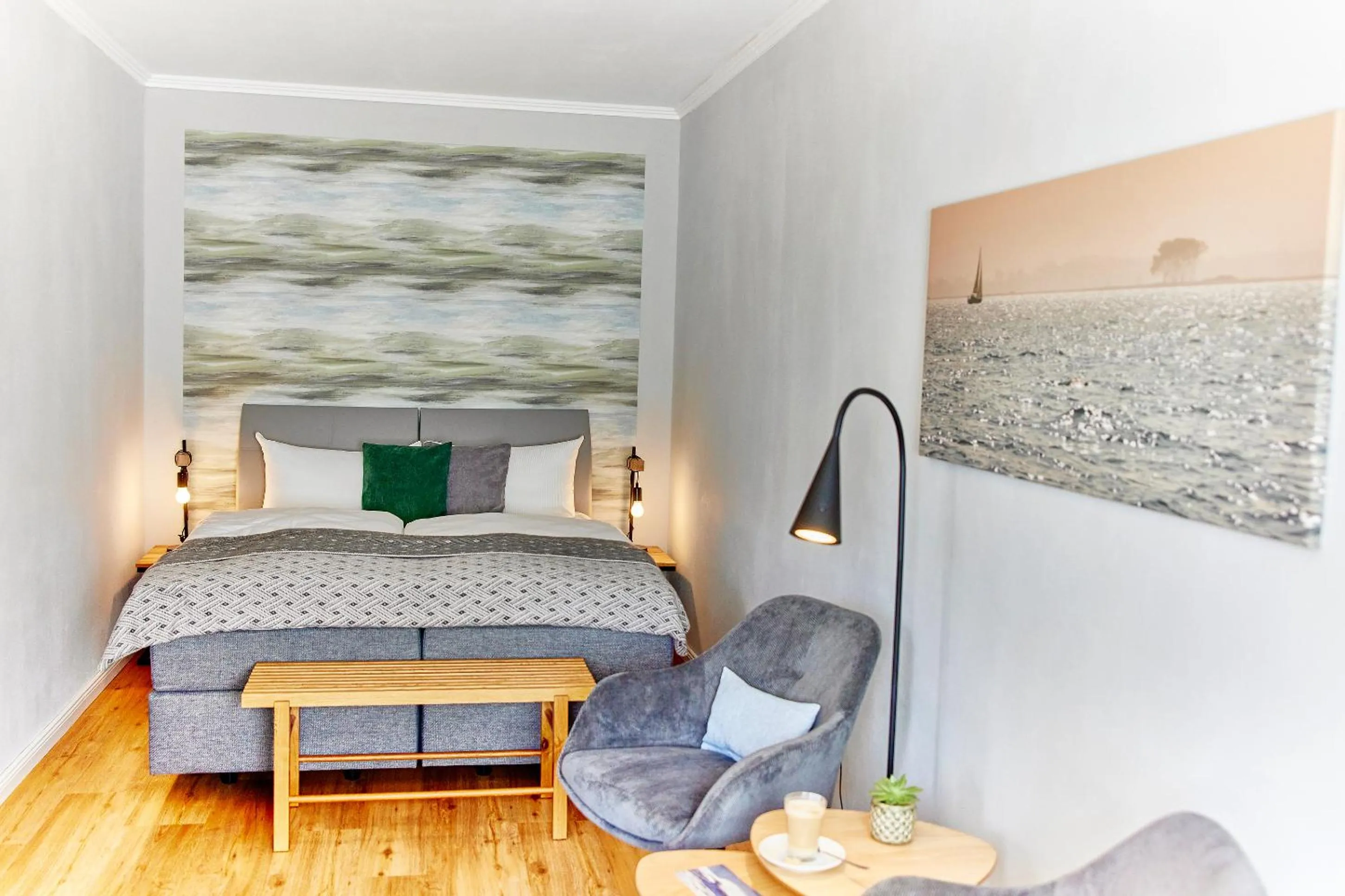 Photo of the whole room, Bed in Schlei Hotel