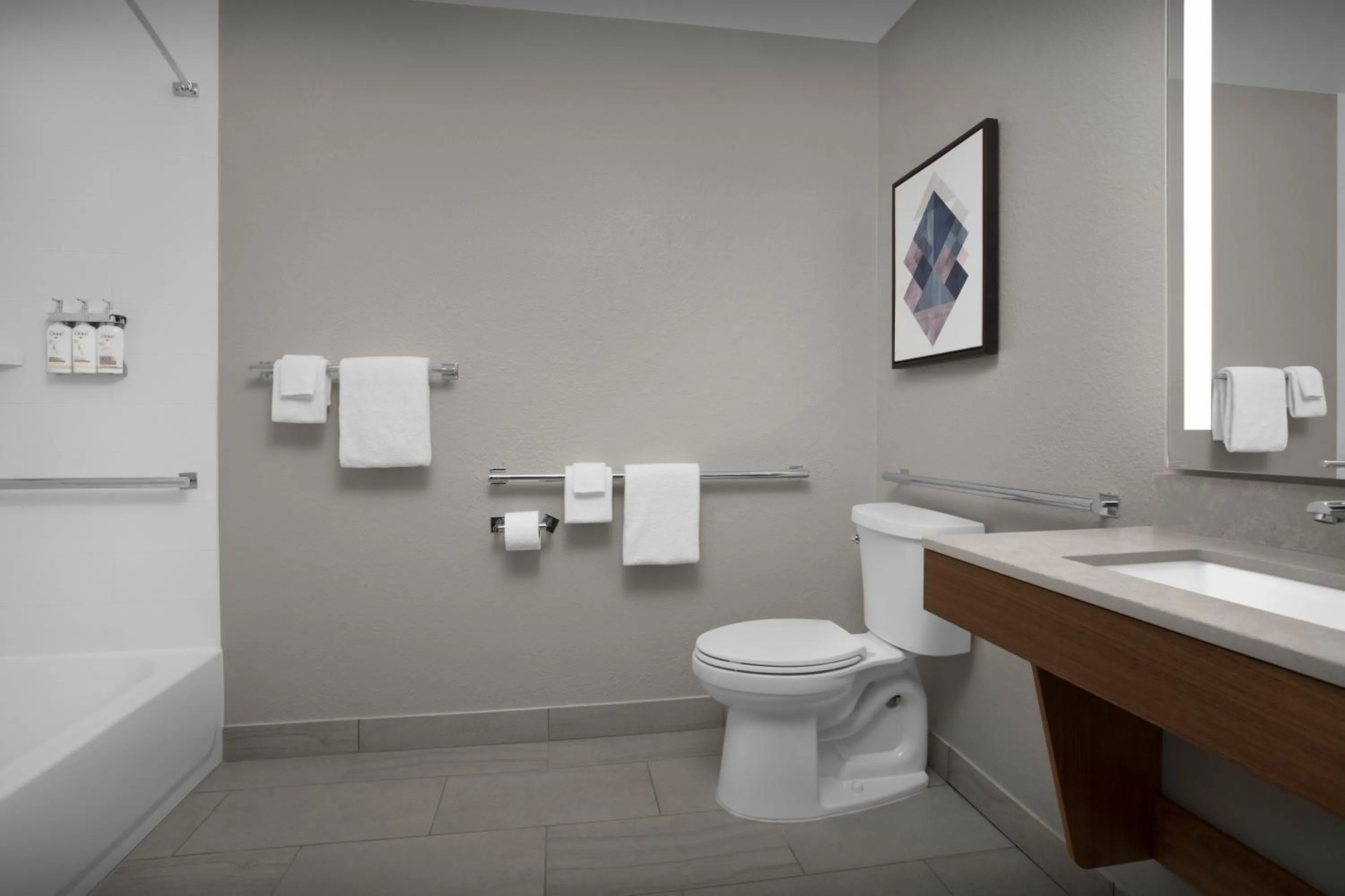 Shower in Candlewood Suites Jacksonville Southpoint