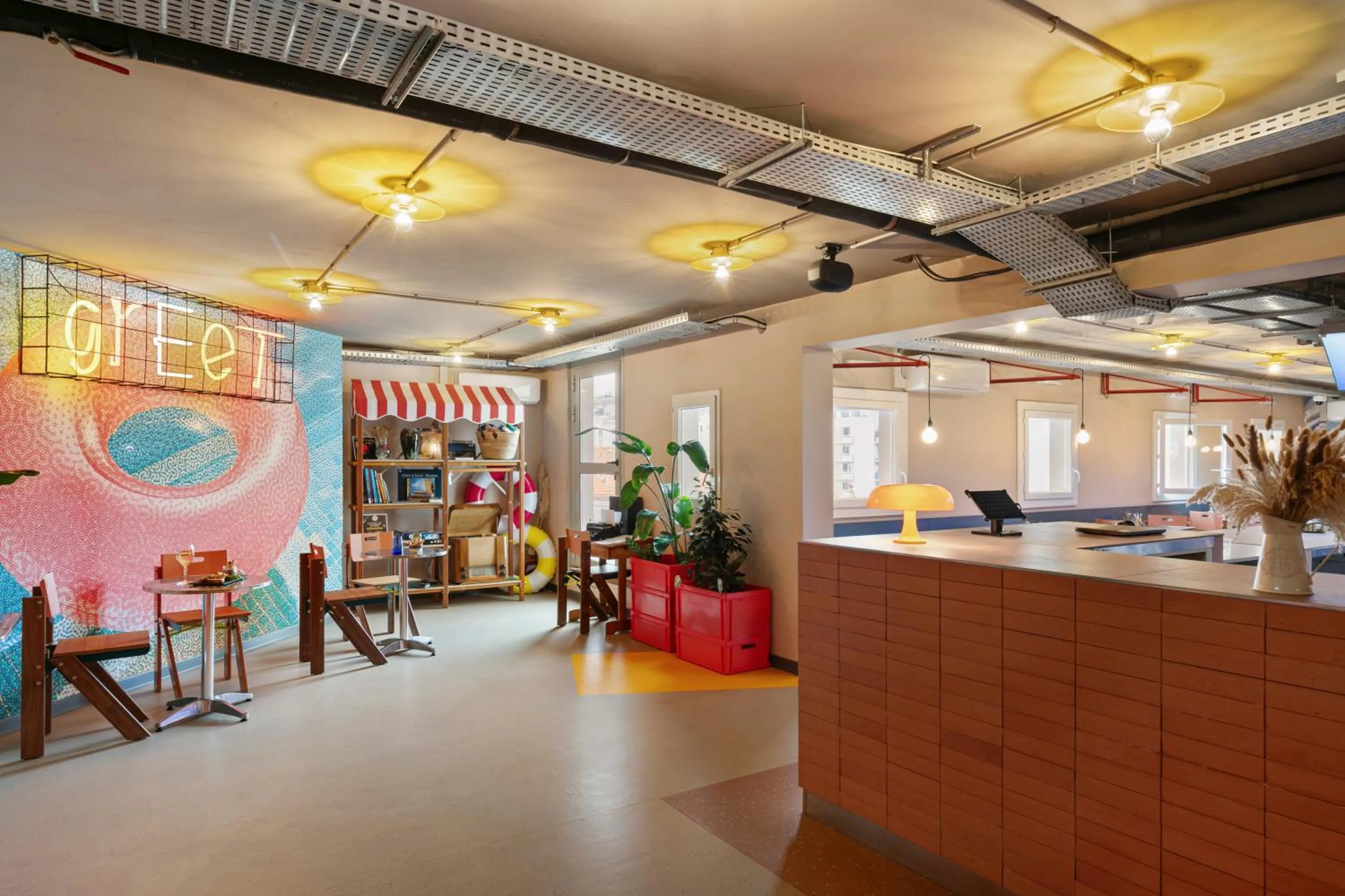 Lobby or reception in Greet Hotel Nice Aéroport Promenade des Anglais