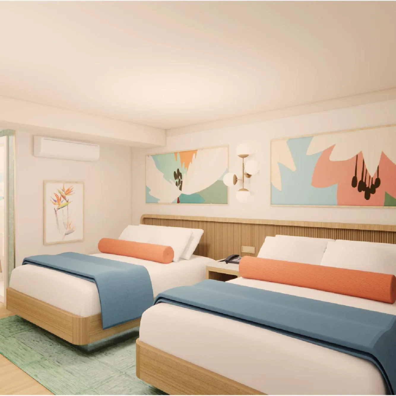 Bedroom in Pavilion Hotel