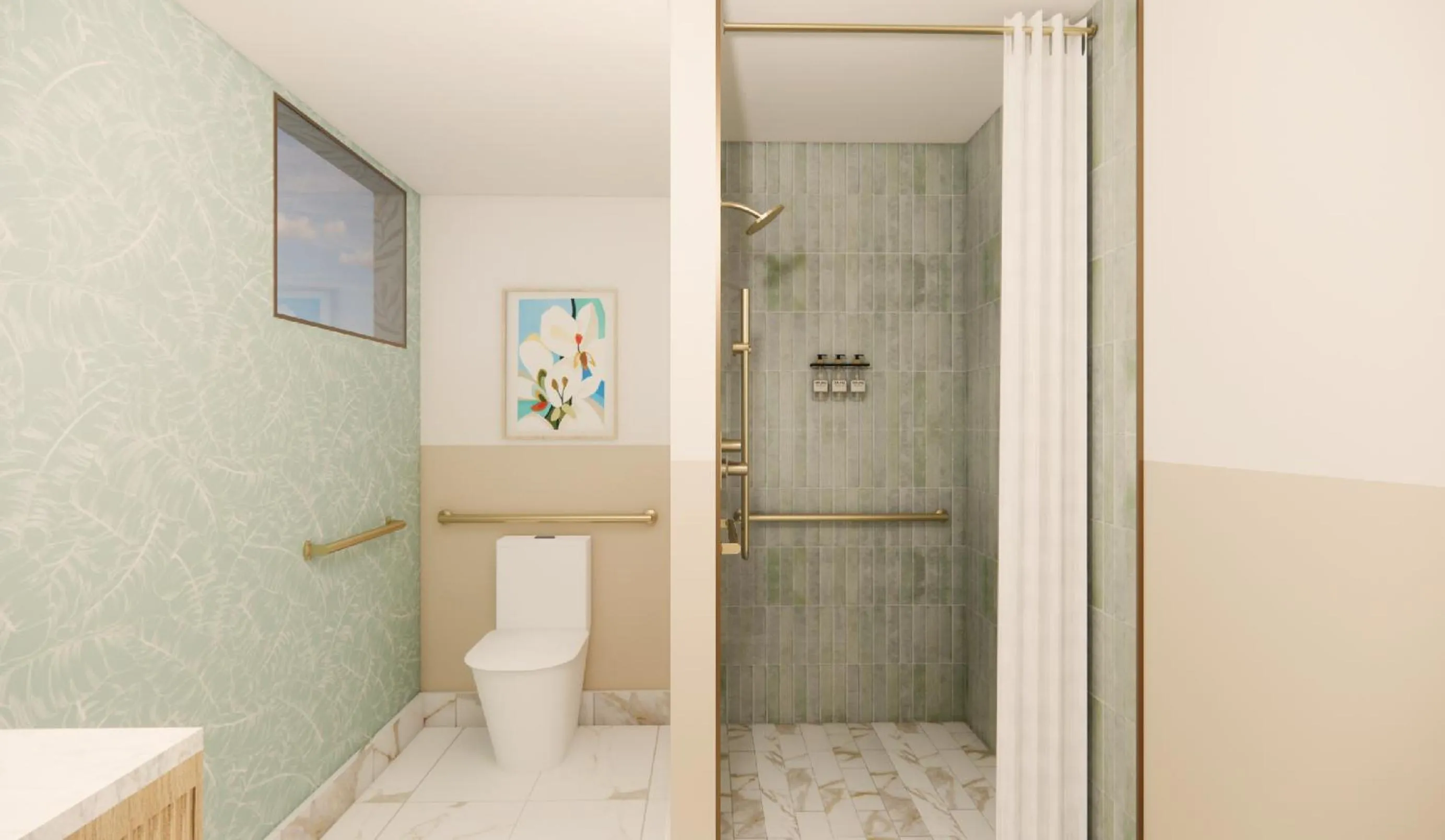 Bathroom in Pavilion Hotel