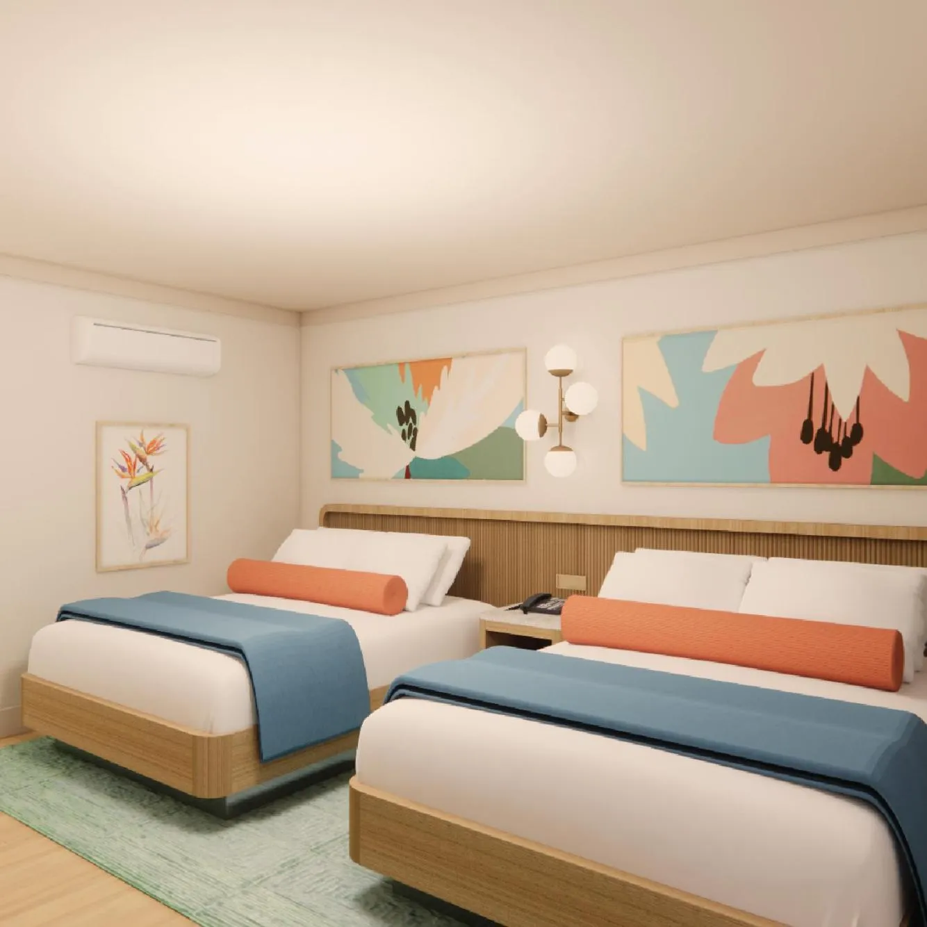 Bedroom in Pavilion Hotel