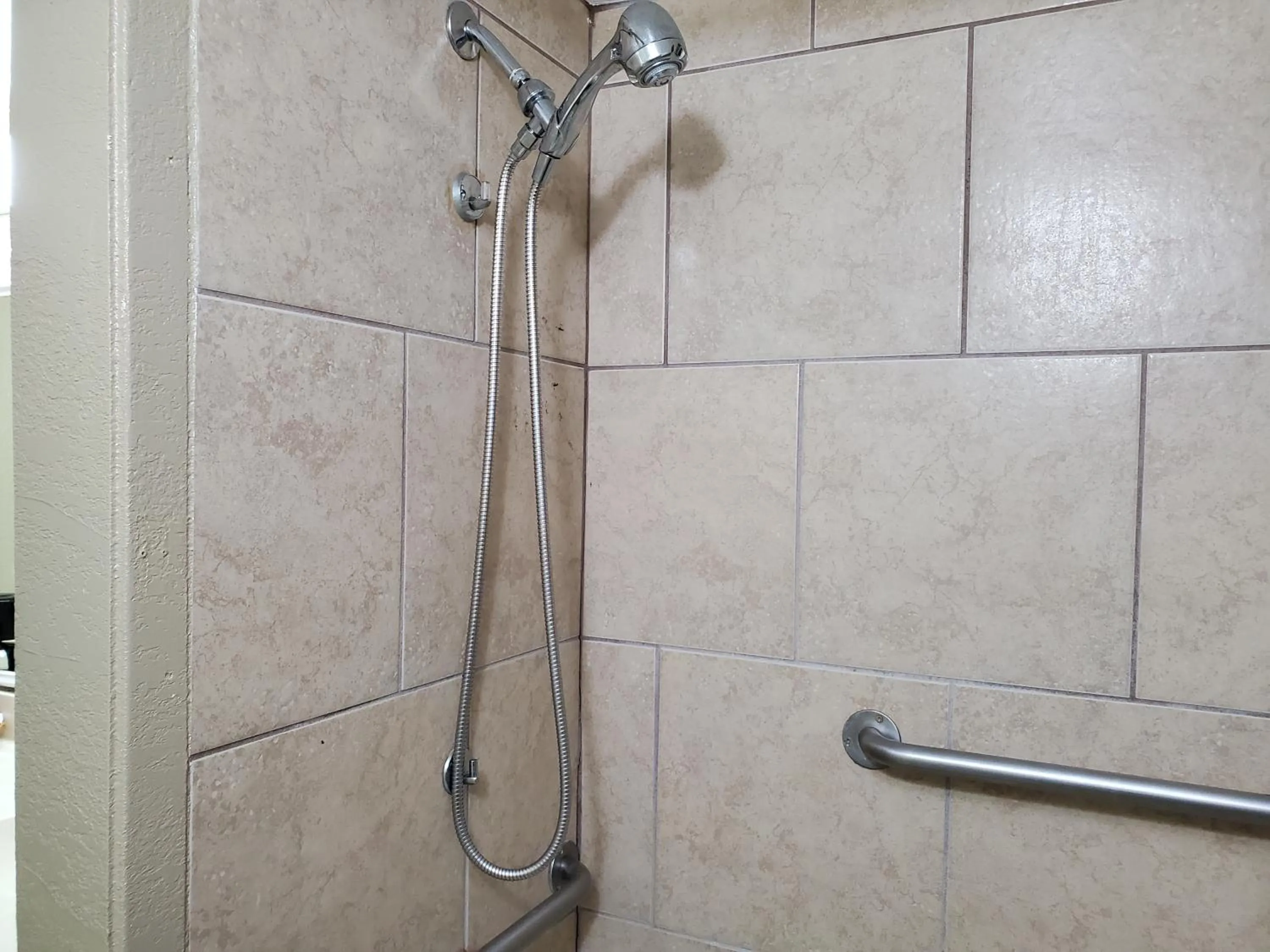 Bathroom in Super 8 by Wyndham Little Rock/North/Airport