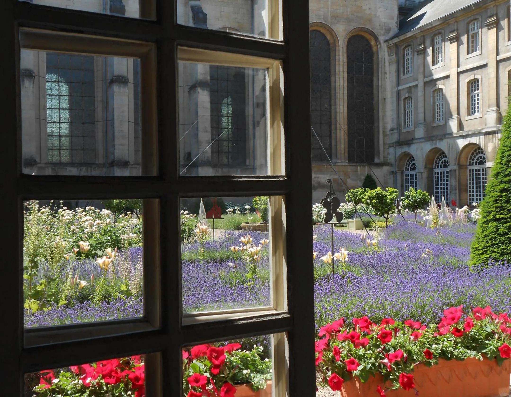 View (from property/room) in Hôtel de l'Abbaye des Prémontrés