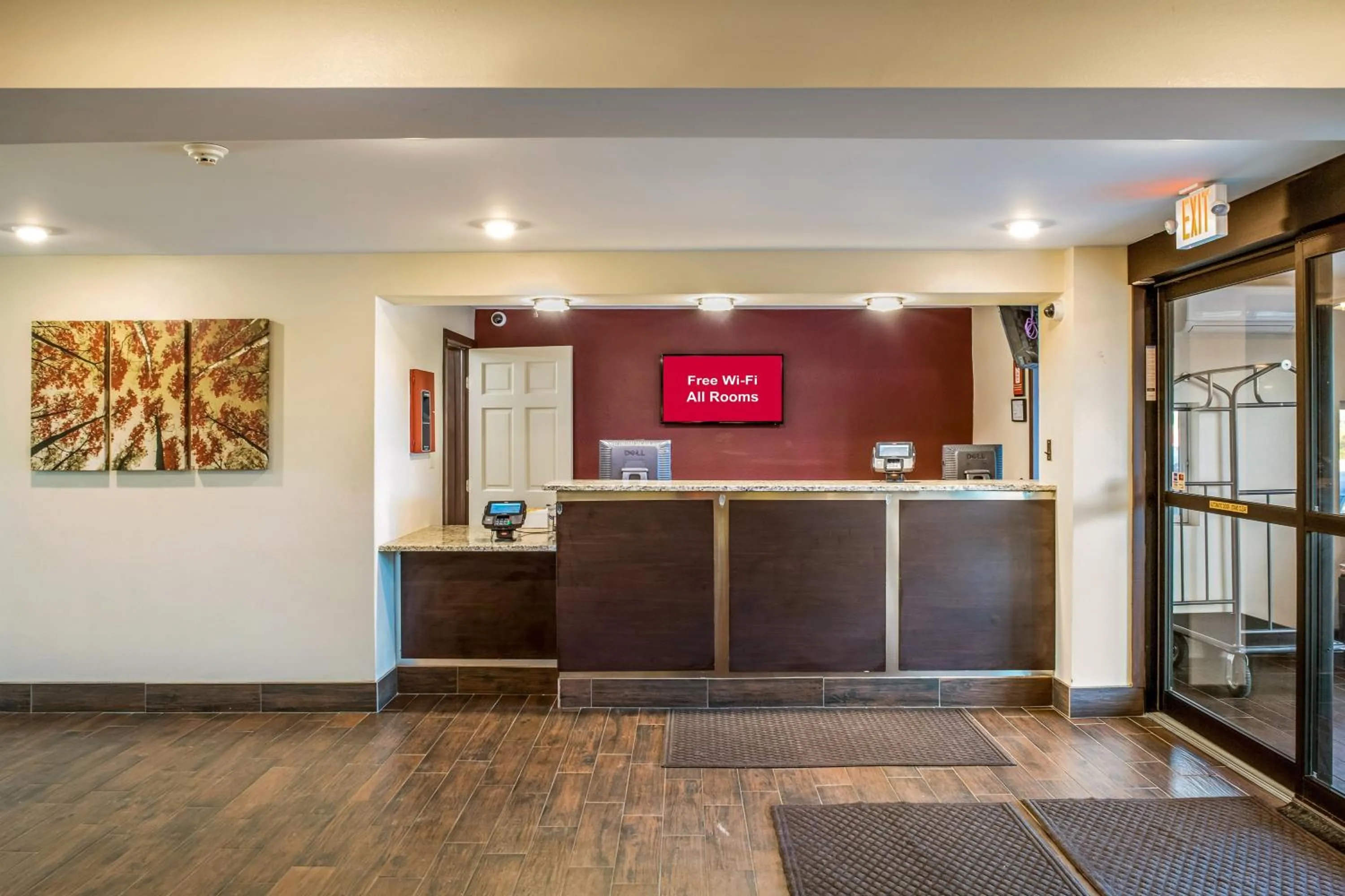 Lobby or reception in Red Roof Inn Richmond, IN