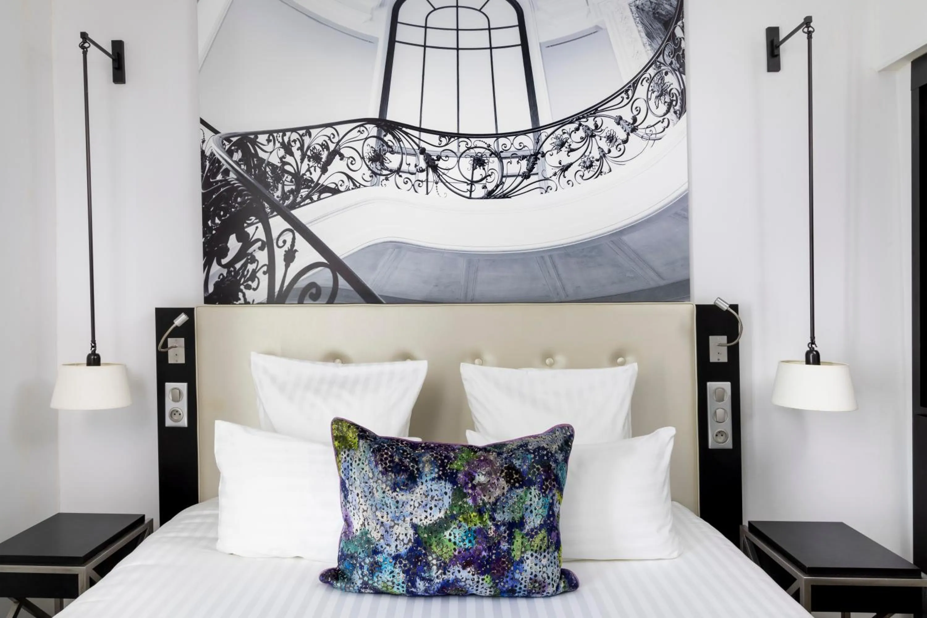 Bedroom, Bed in Hôtel Gustave