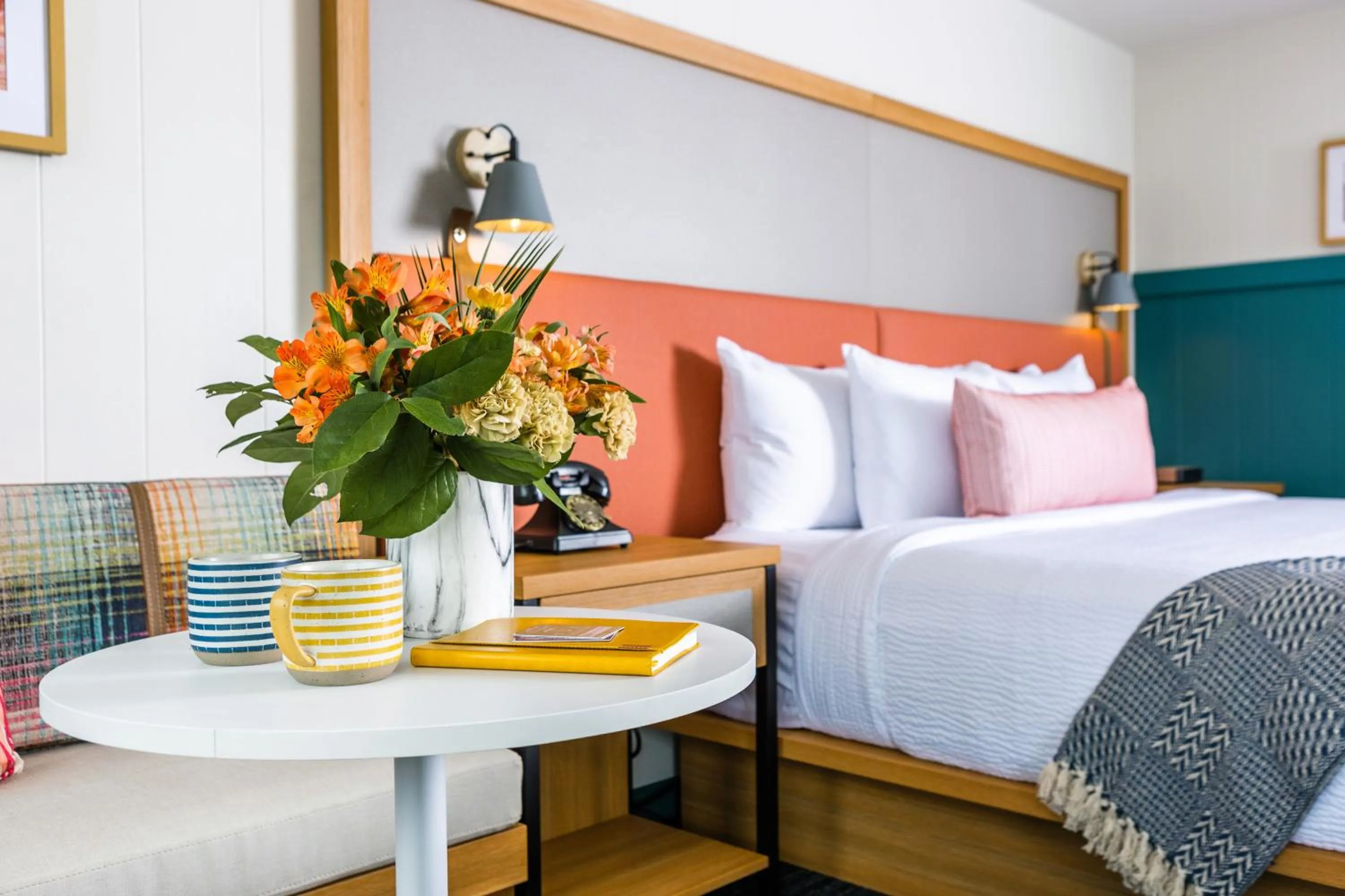 Seating area, Bed in Freebird by Reverie Boutique Collection