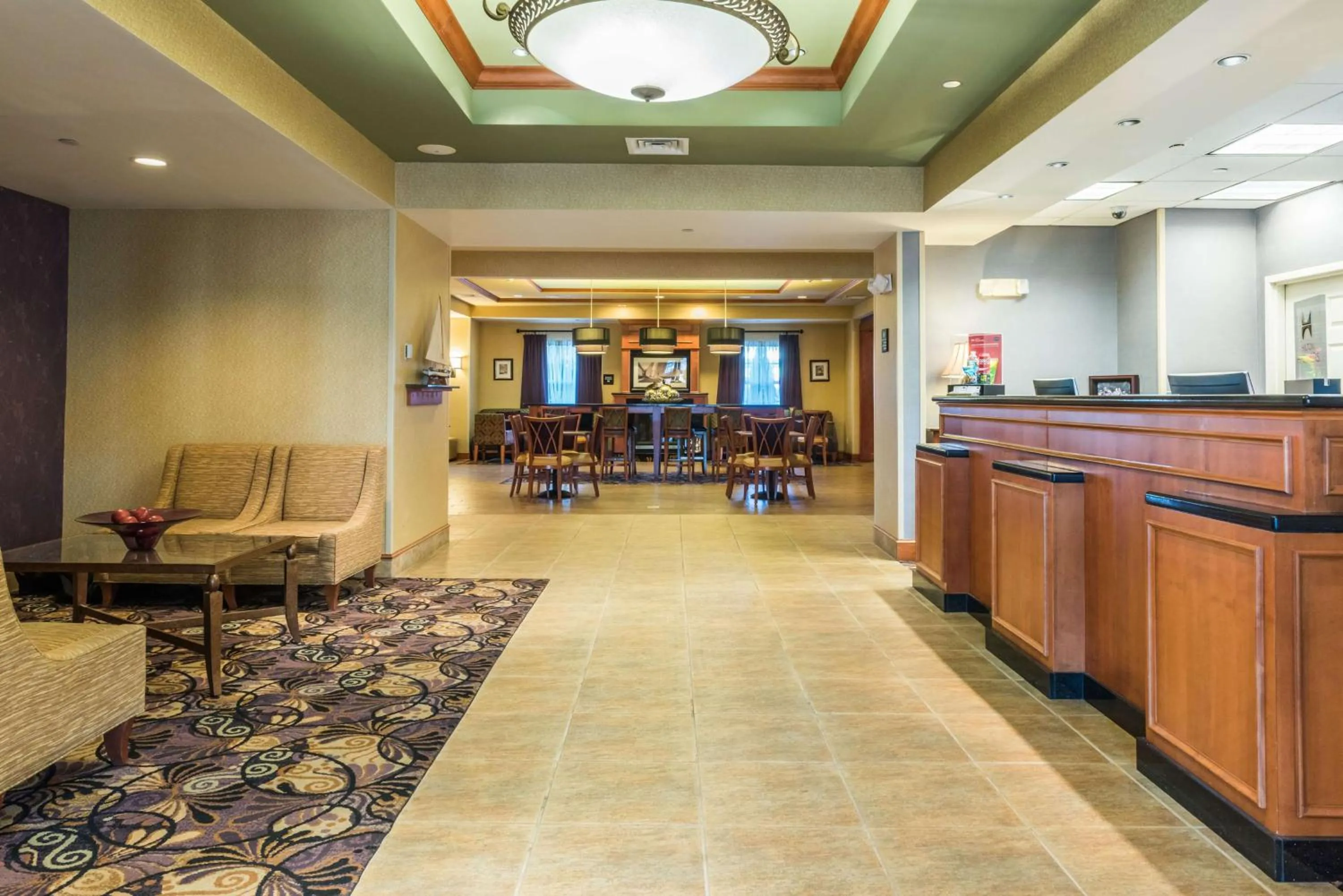 Lobby or reception in Hampton Inn Easton