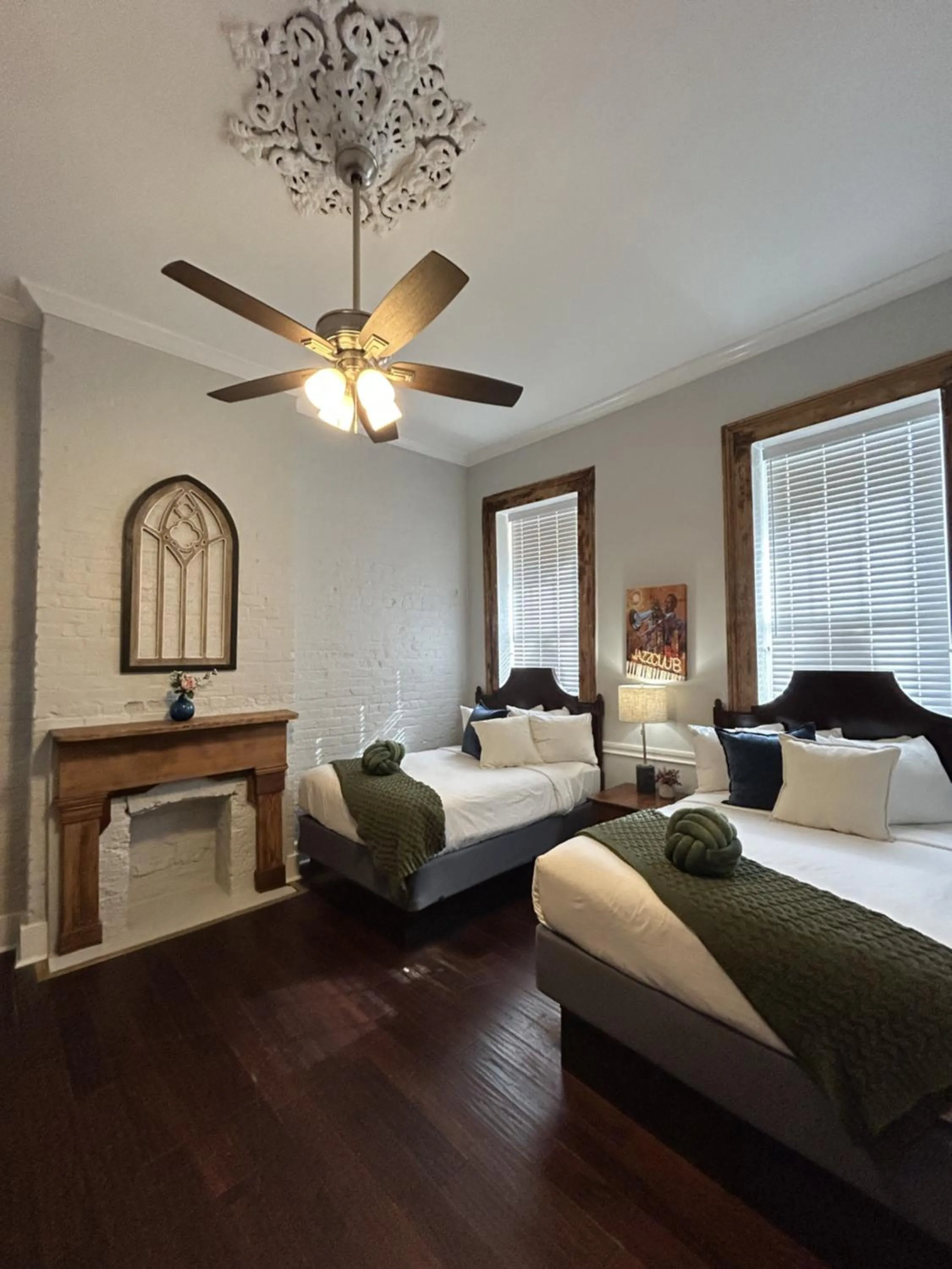 Bed in Hotel St. Pierre French Quarter