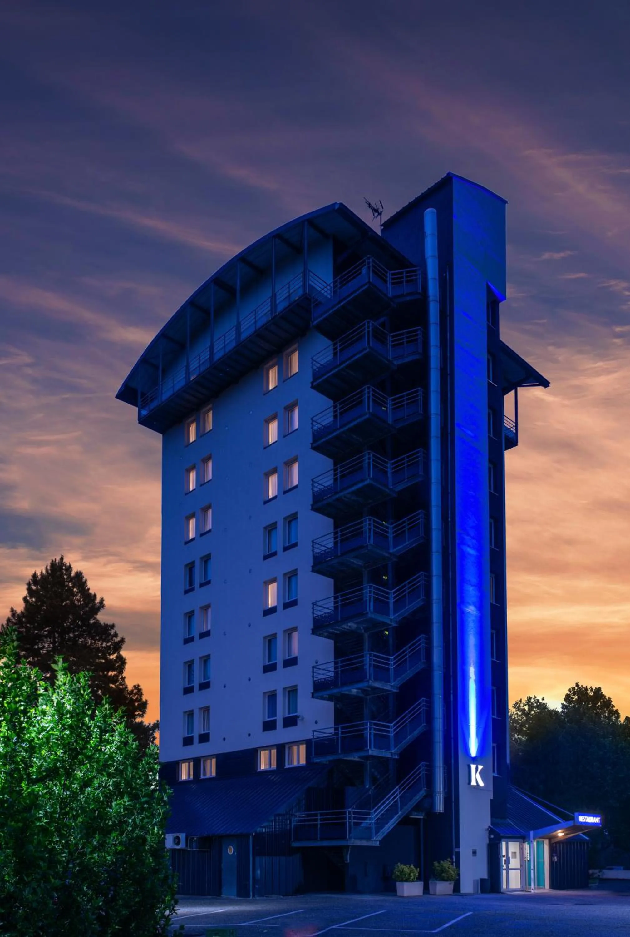 Property building in Kyriad Hotel Lyon Givors