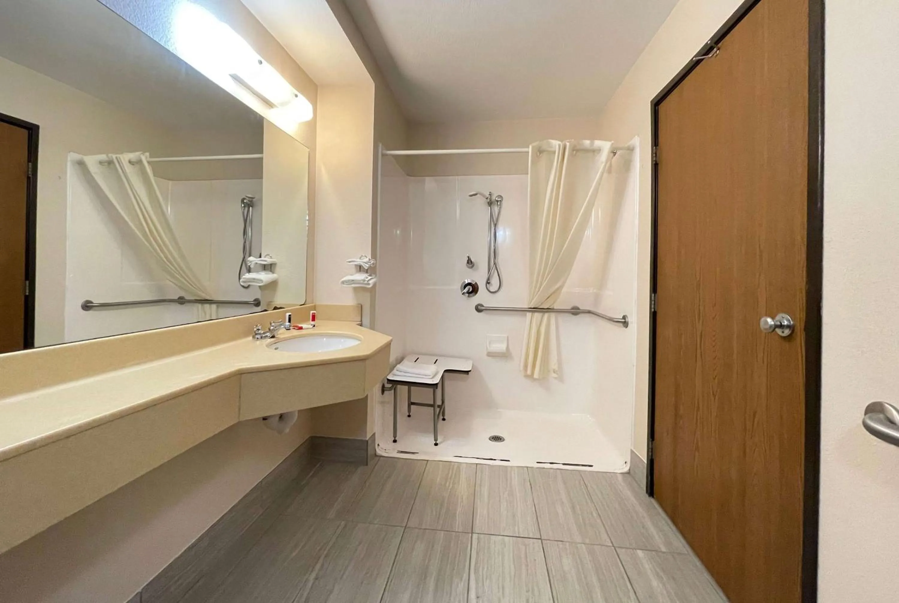 Shower in Super 8 by Wyndham Columbia Clark Lane