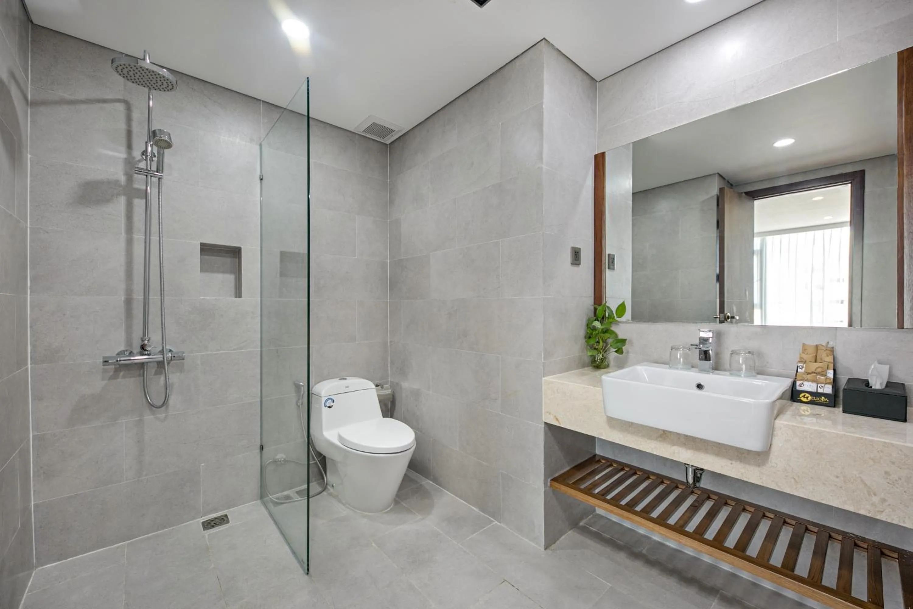 Bathroom in Meliora Hotel & Apartment