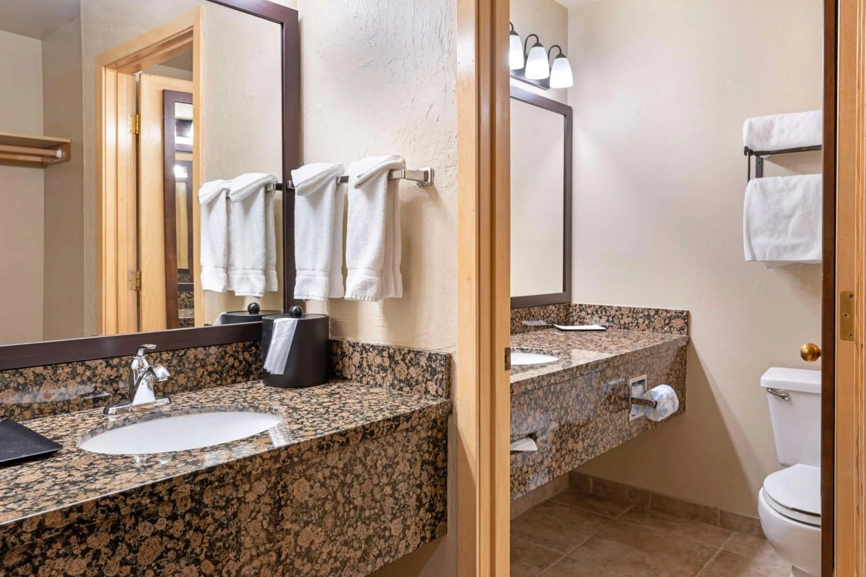 Bathroom in Best Western Ponderosa Lodge