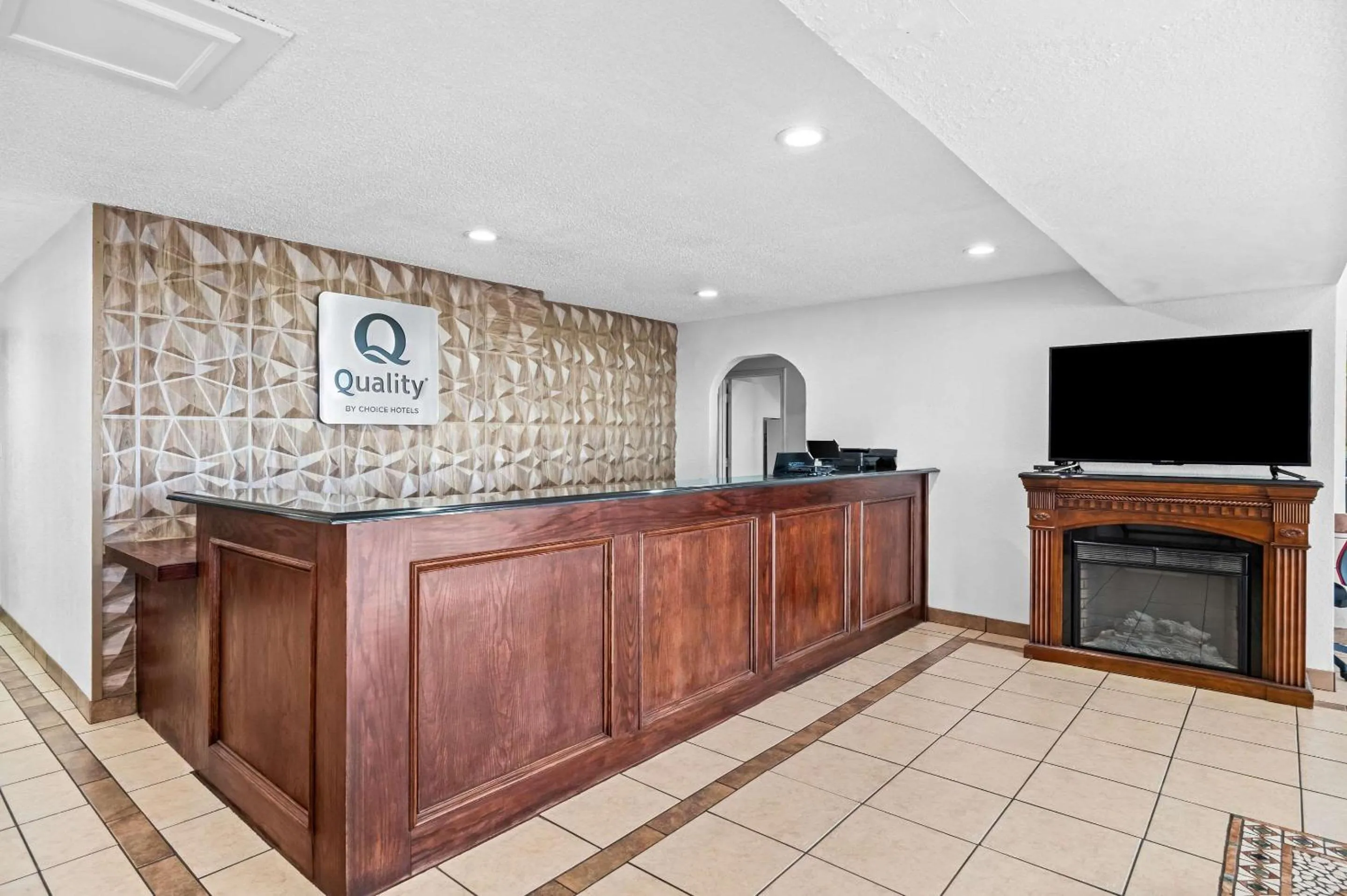 Lobby or reception in Quality Inn Plainview