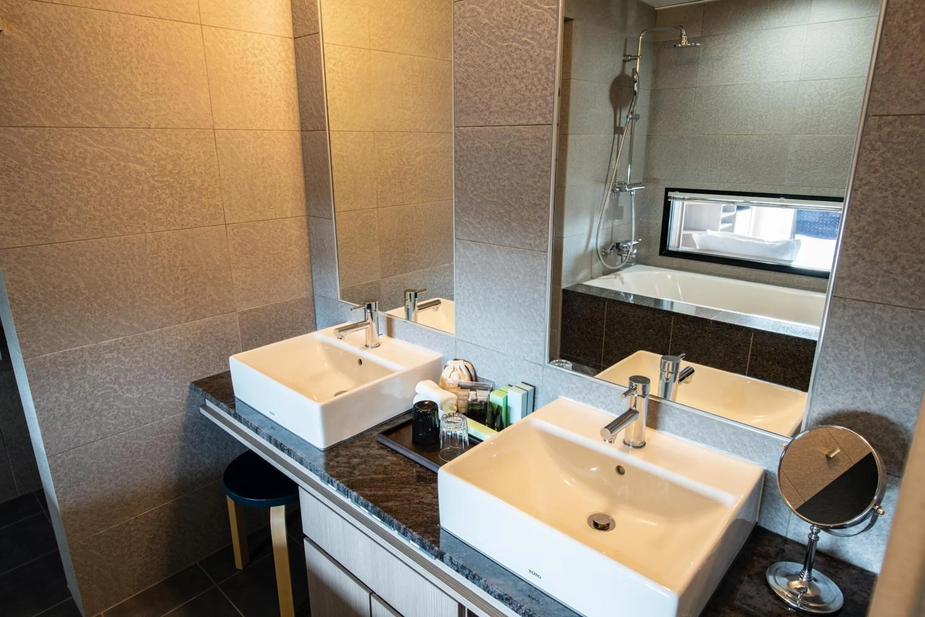 Bathroom in the salon 伊豆高原 Hotels & Resort