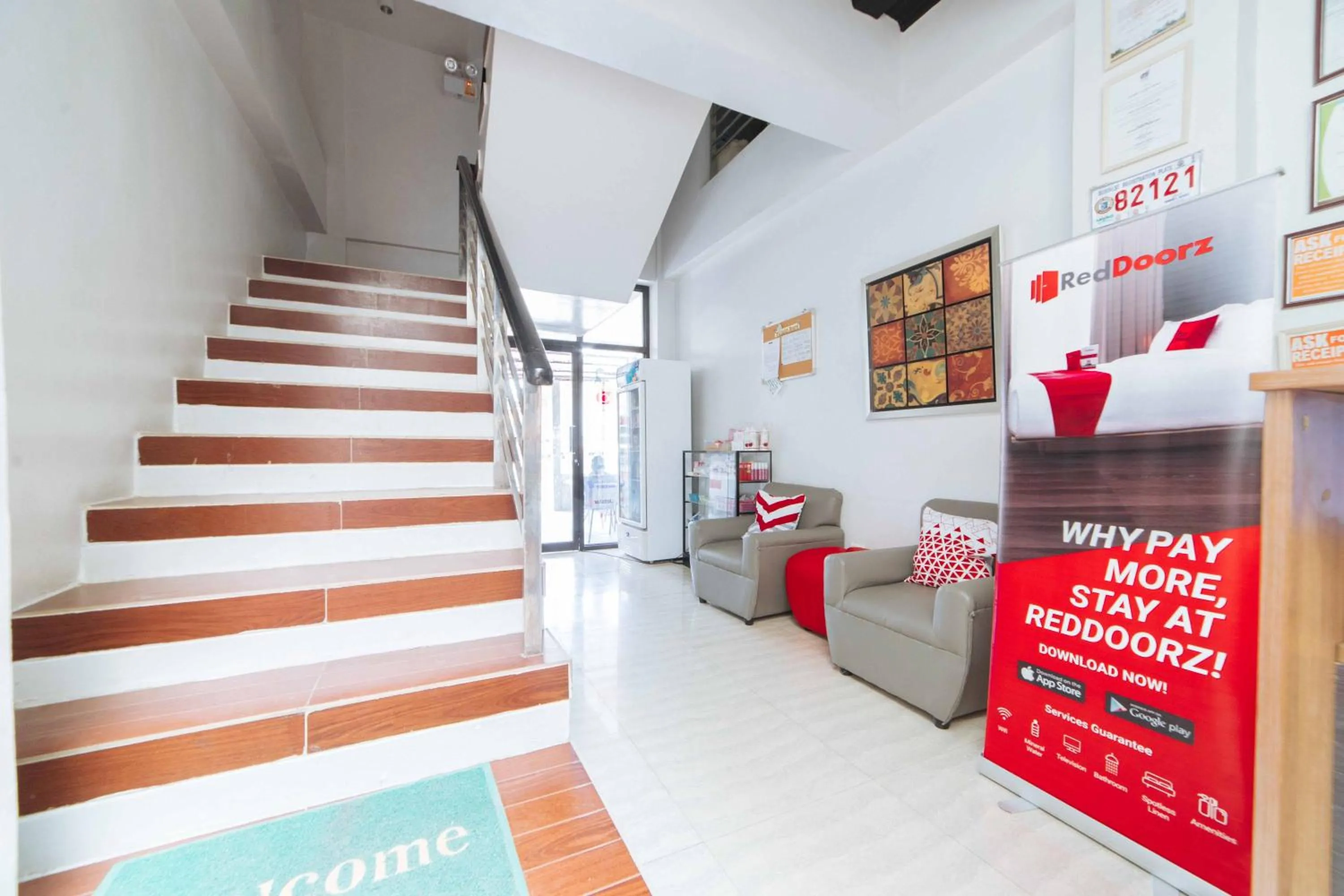 Lobby or reception in RedDoorz near G Mall Bajada Davao