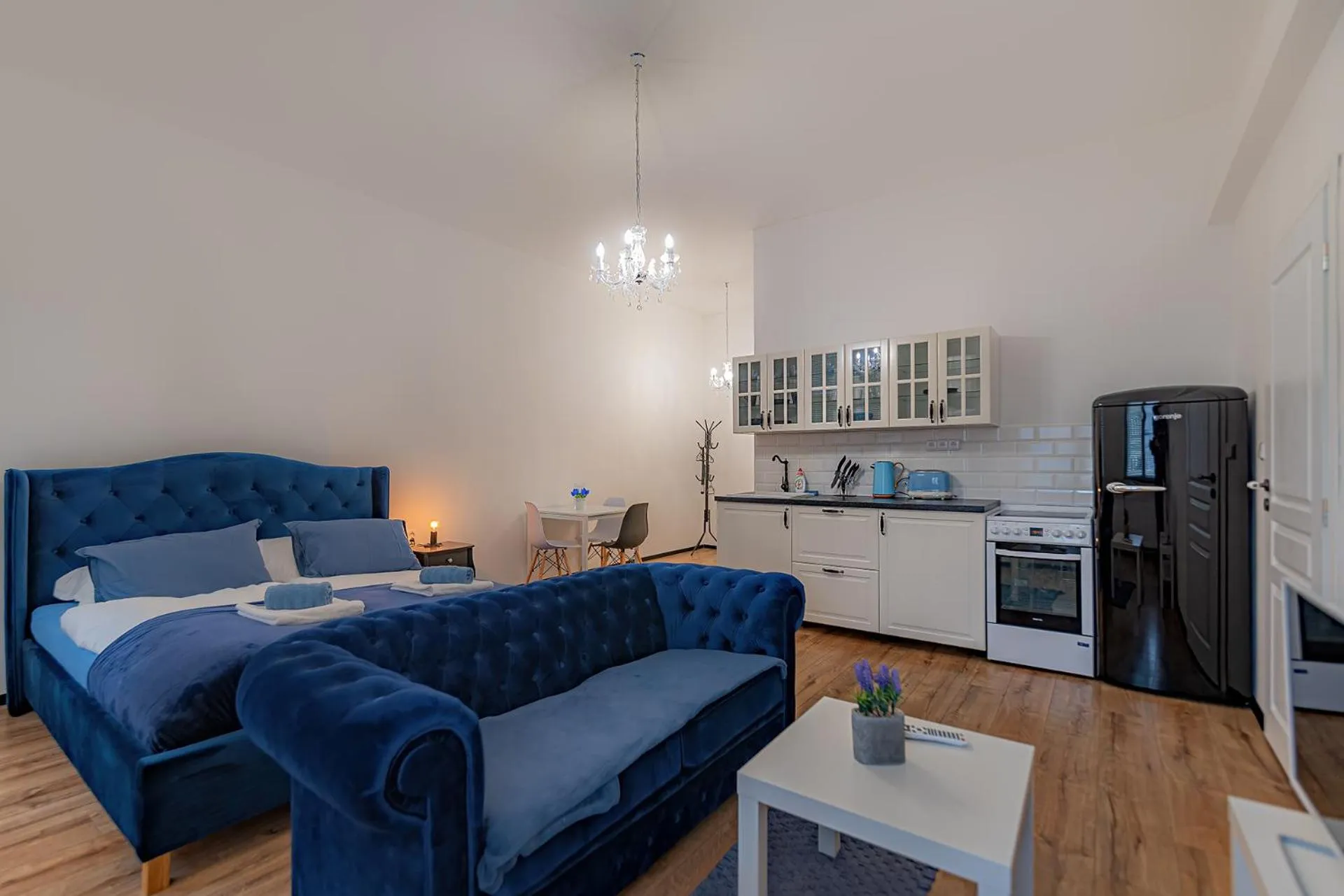 Kitchen or kitchenette in Rezidence Znojmo SPA privat wellness