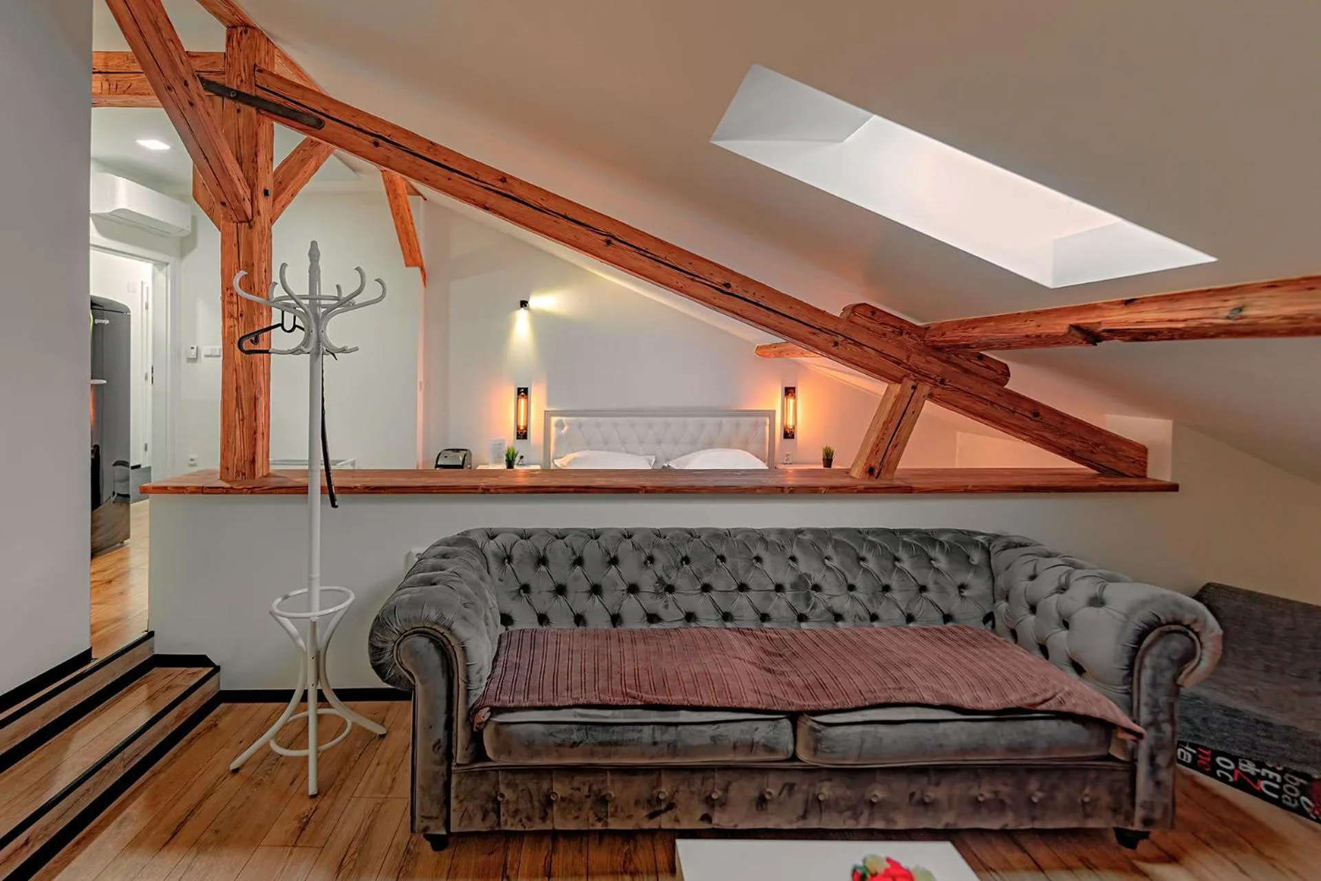 Seating area, Bed in Rezidence Znojmo SPA privat wellness