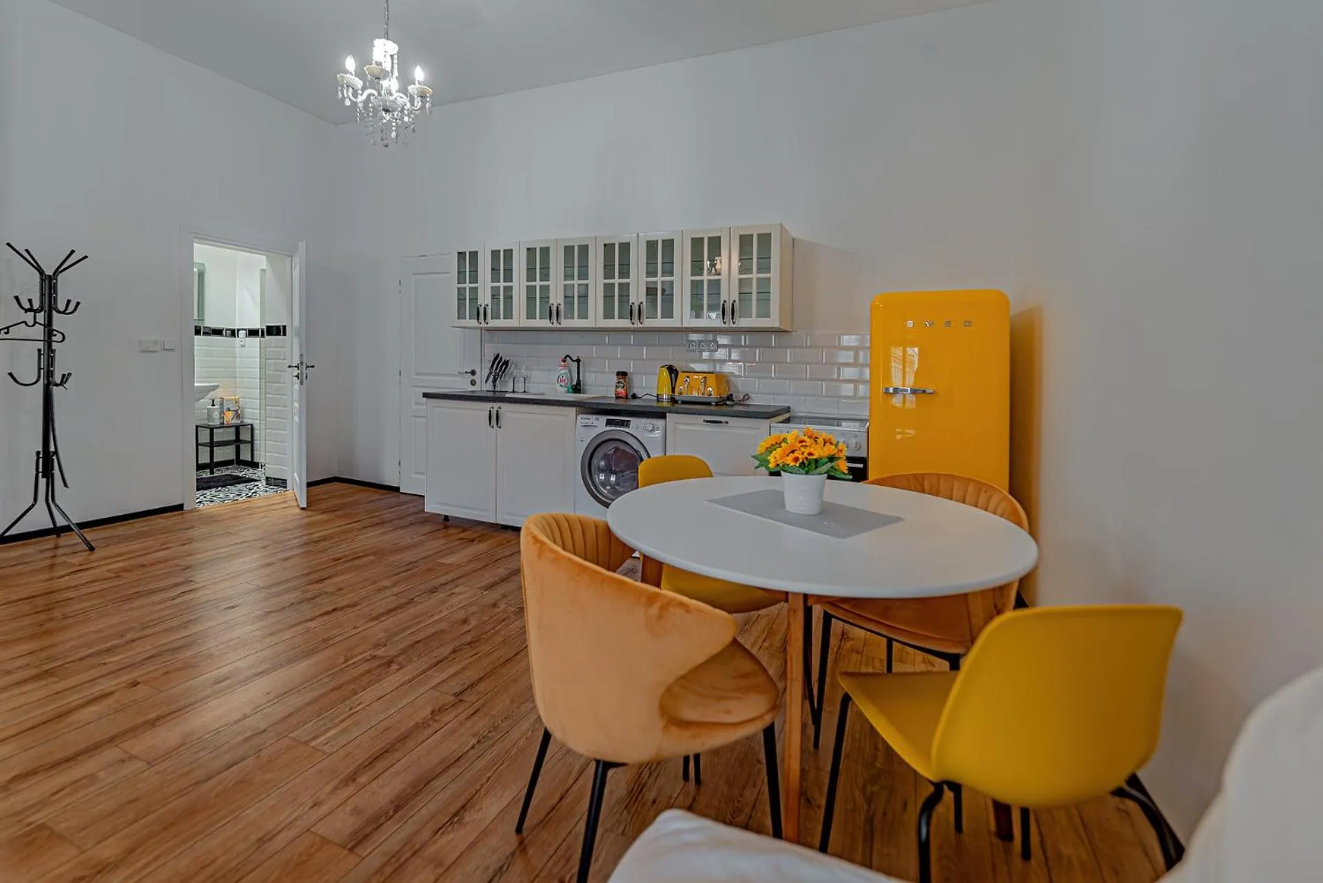 Kitchen or kitchenette in Rezidence Znojmo SPA privat wellness