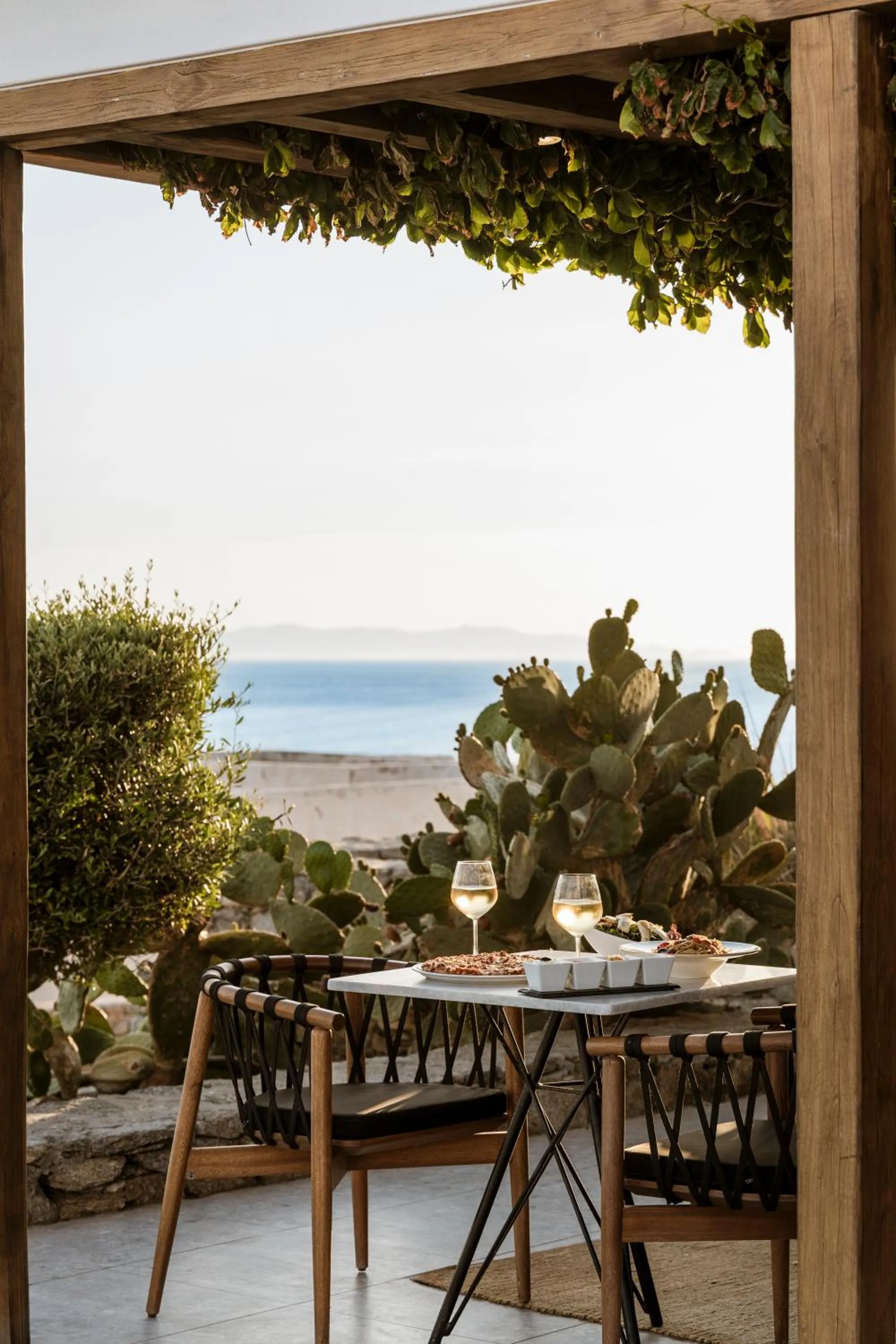 Patio in Mykonos Soul Luxury Suites
