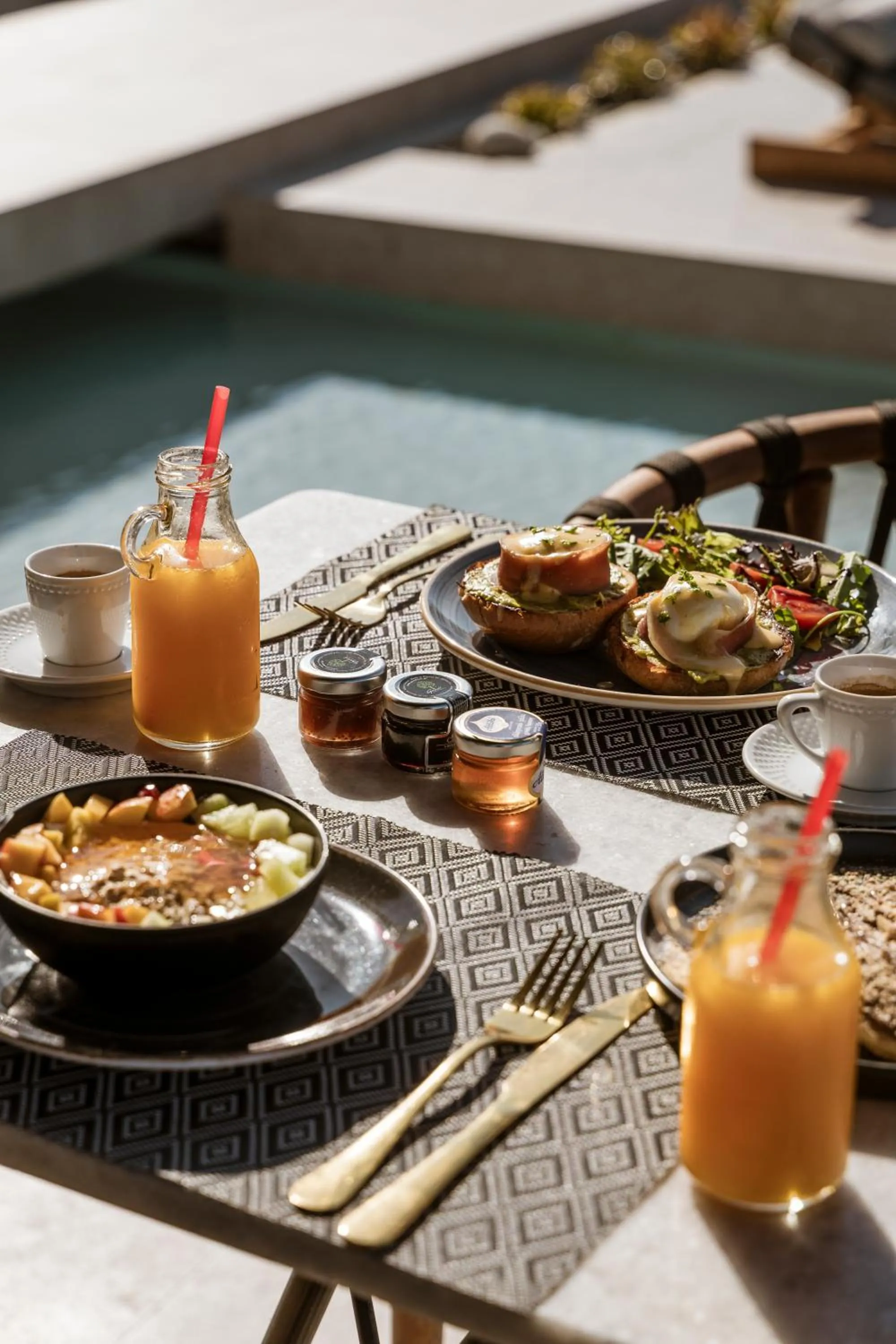 Food and drinks in Mykonos Soul Luxury Suites