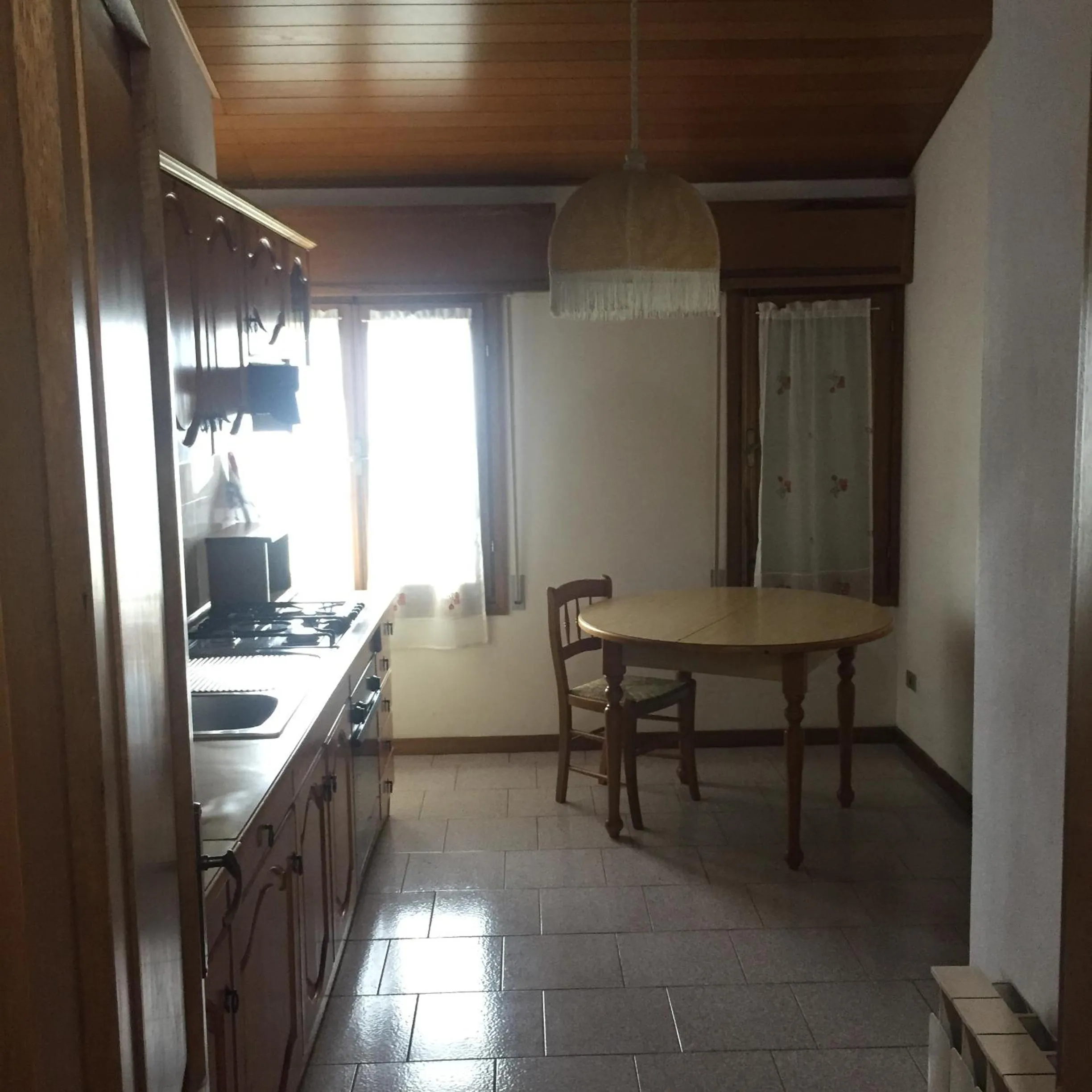 Kitchen or kitchenette in Locanda del Sole