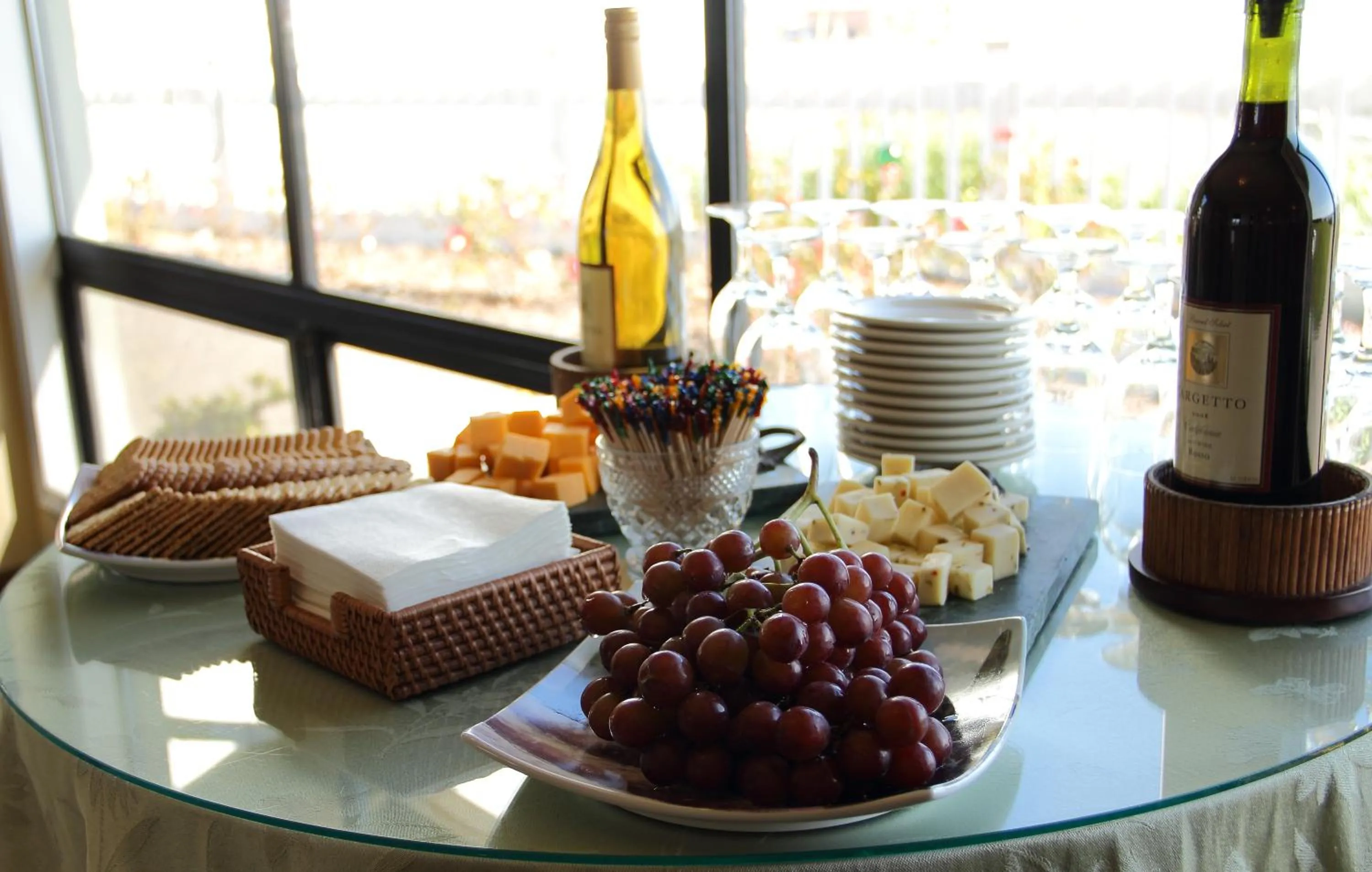Seating area in Sea & Sand Inn
