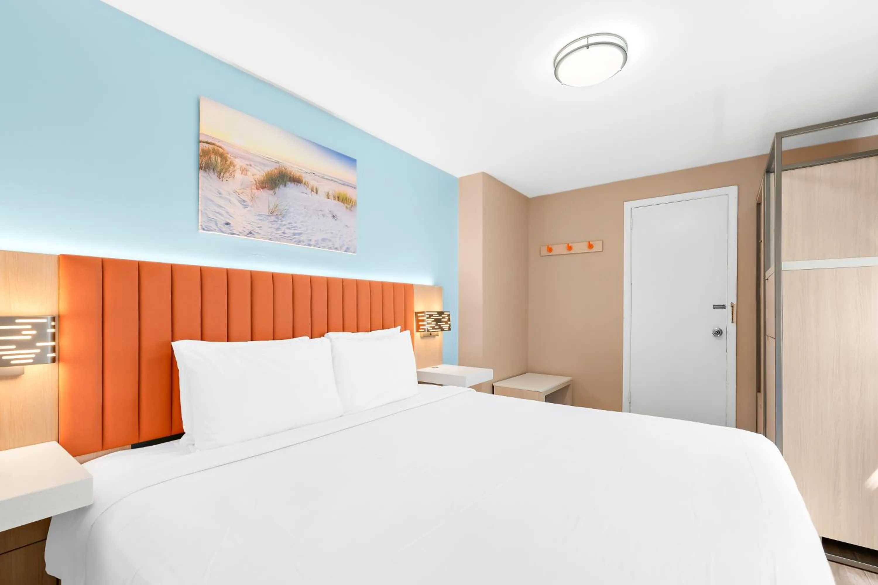 Bed in Mango Motel Wildwood Beach & Boardwalk