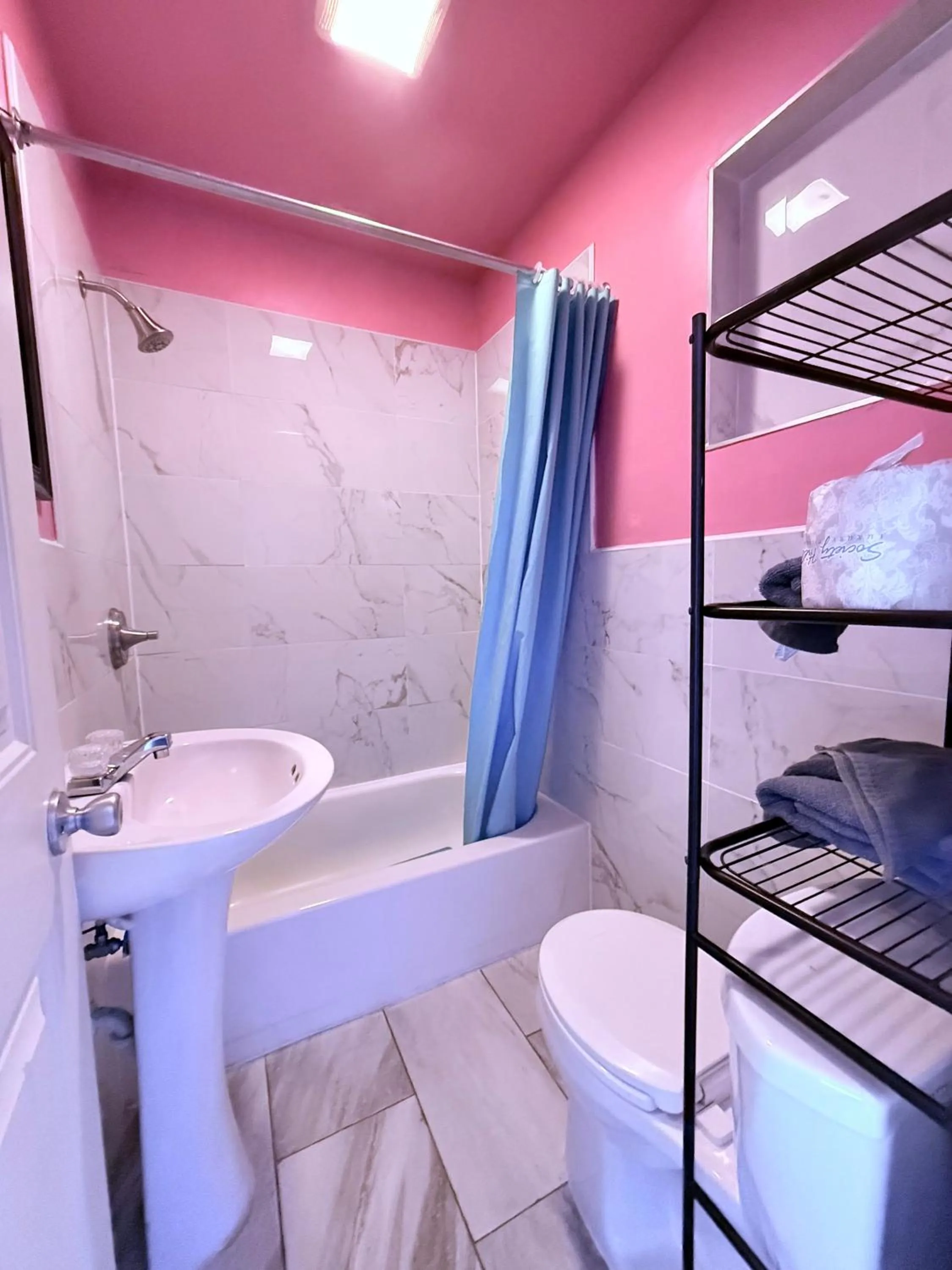 Bathroom in Twilight Motel