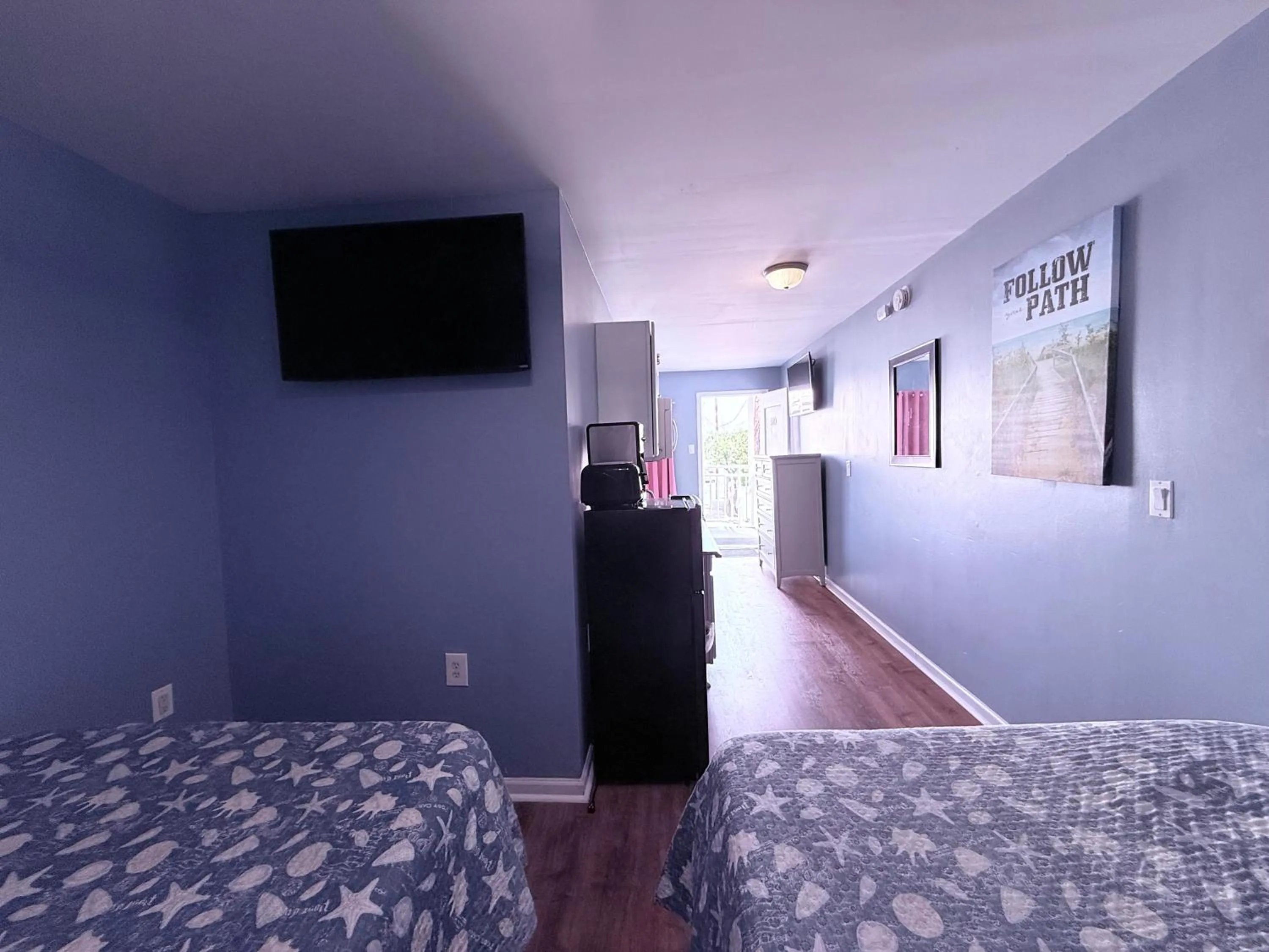 Bed in Twilight Motel