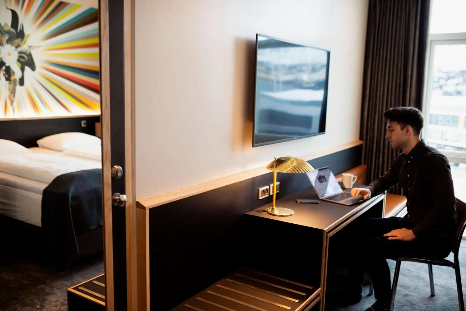 Bedroom, Bed in Hotel Brandan