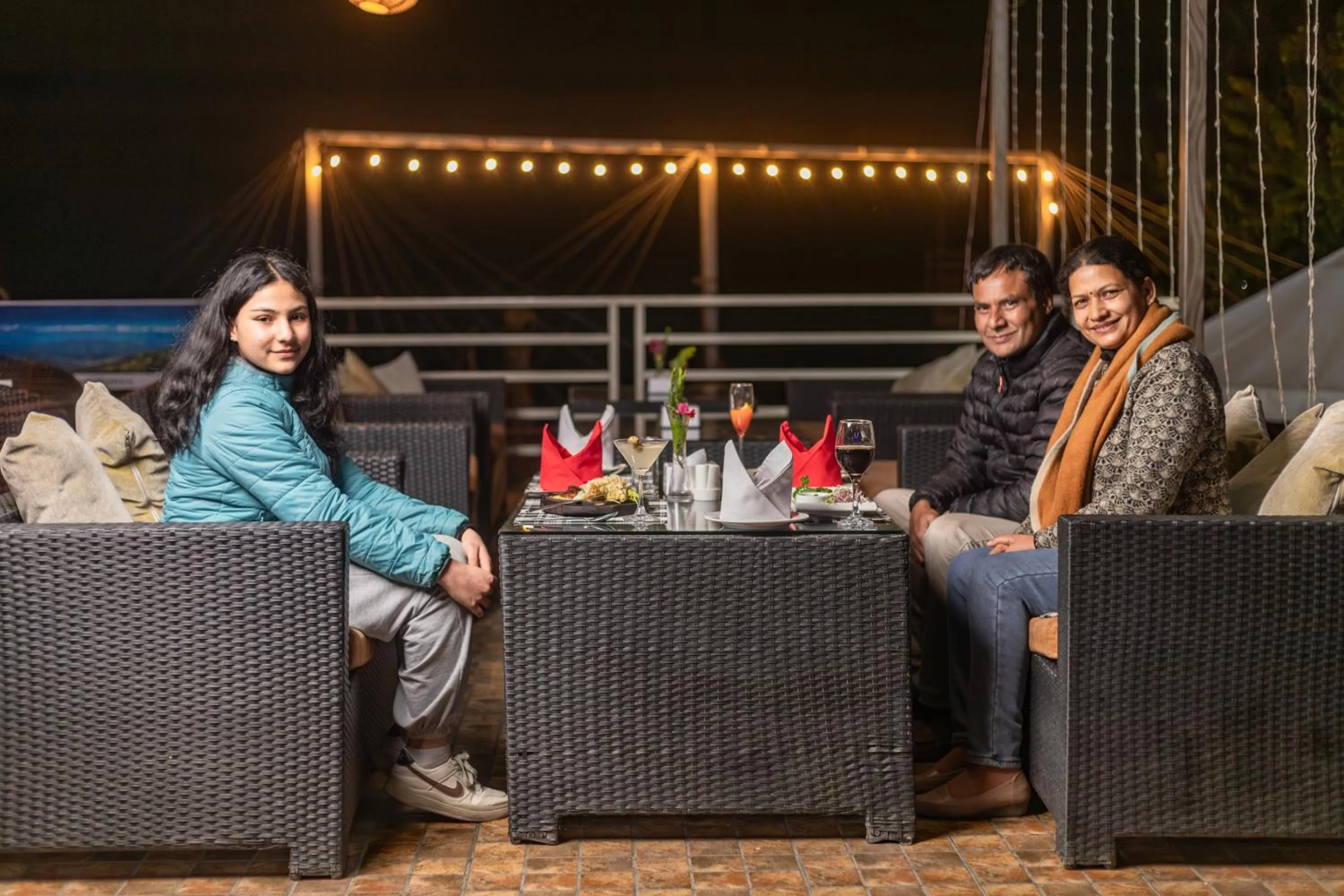 People in Hotel Sarathi