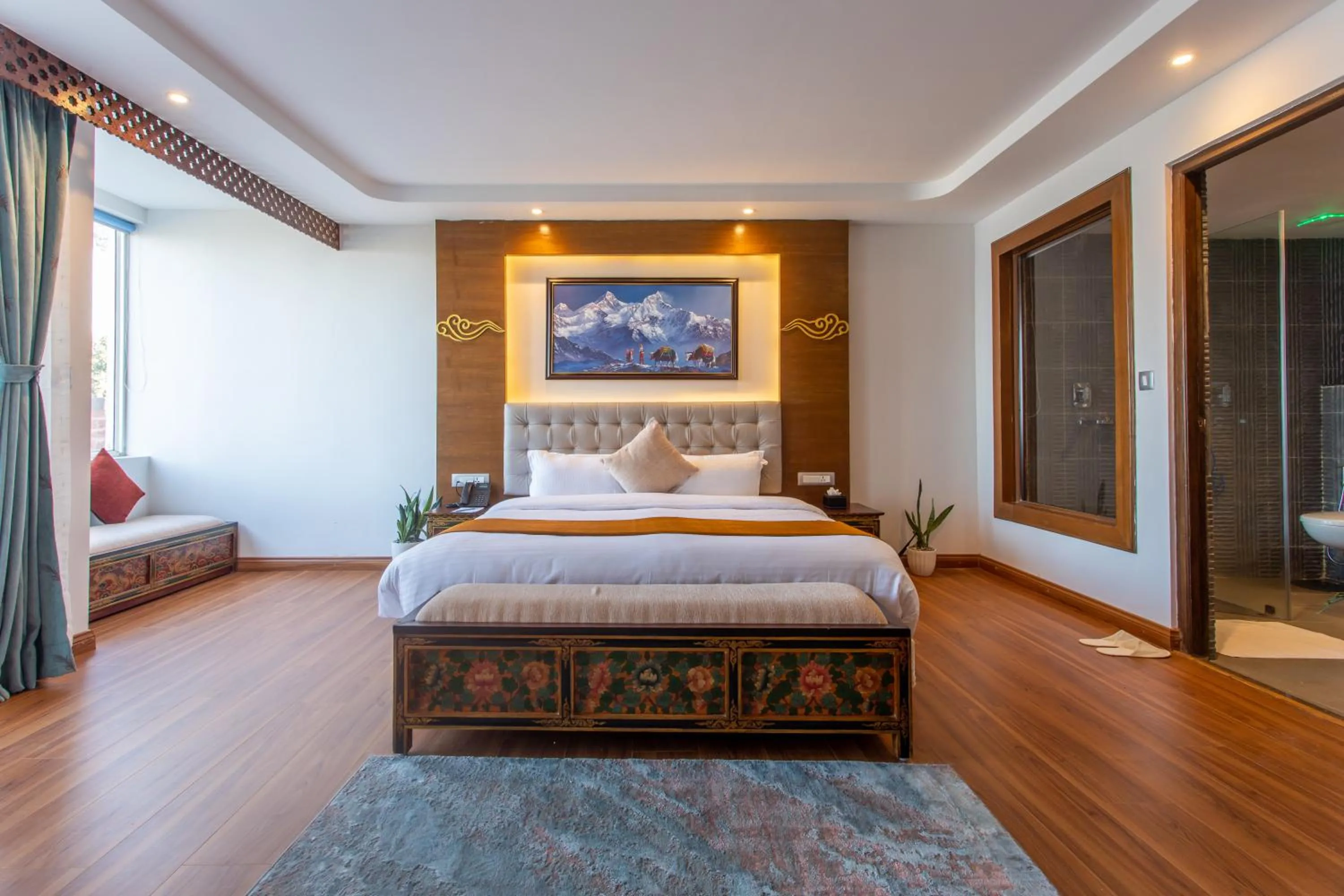 Bed in Hotel Sarathi