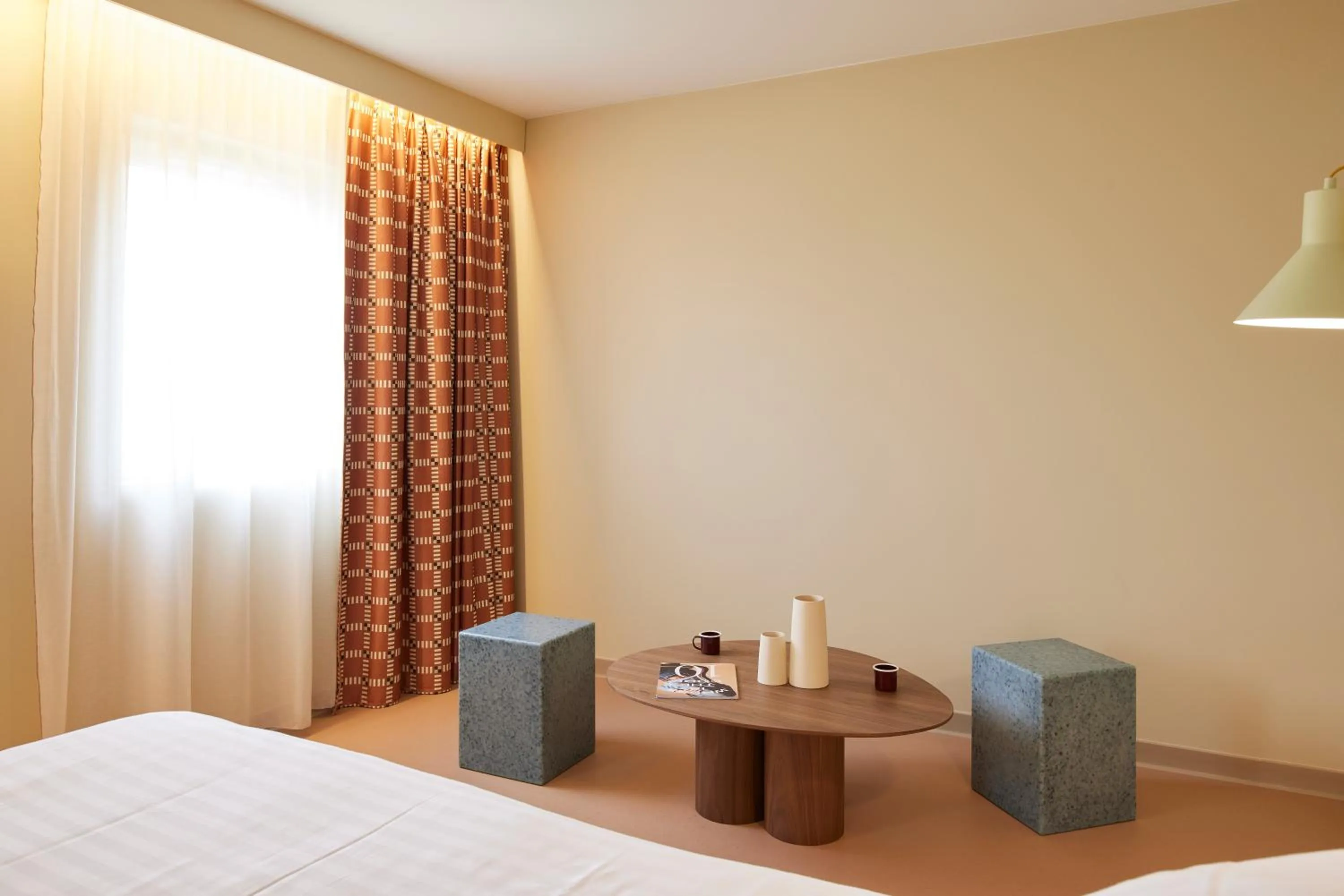 Decorative detail, Bed in Kyriad Hotel Cannes Mandelieu