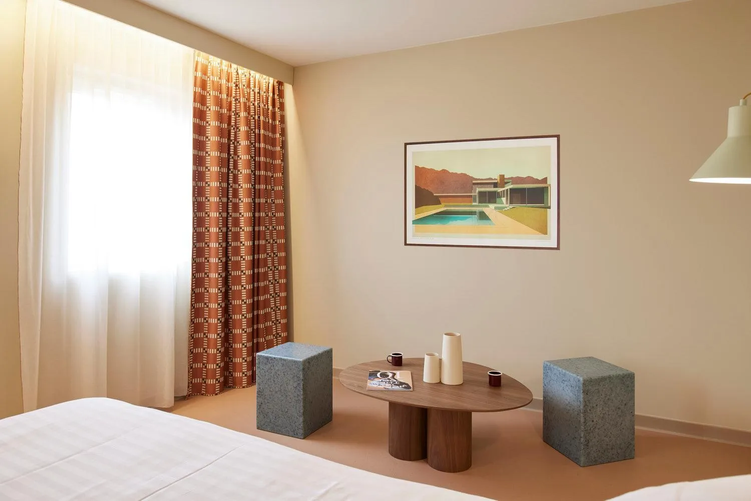 Seating area, Bed in Hotel des Victoires - Restaurant