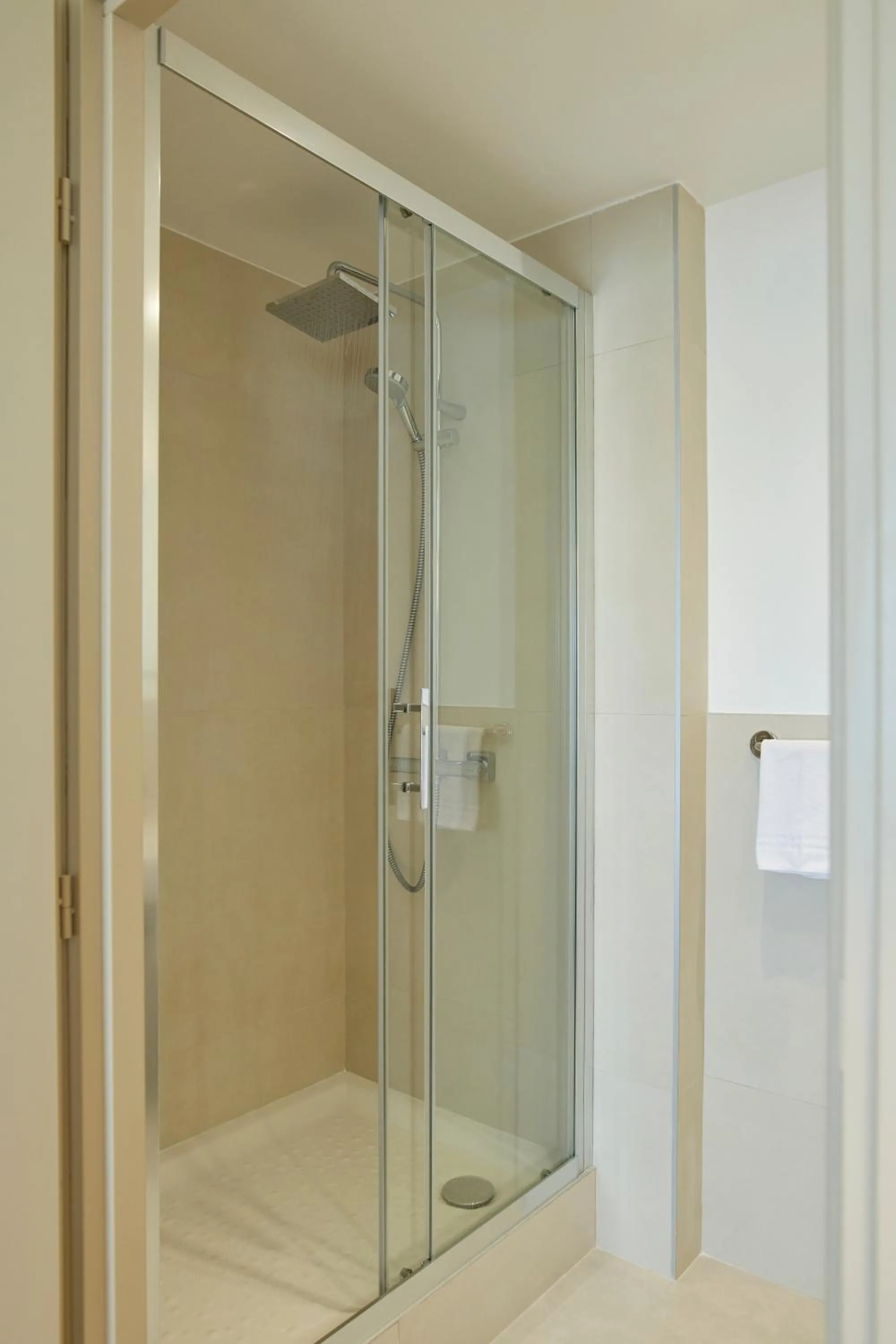 Shower, Bathroom in Kyriad Hotel Cannes Mandelieu