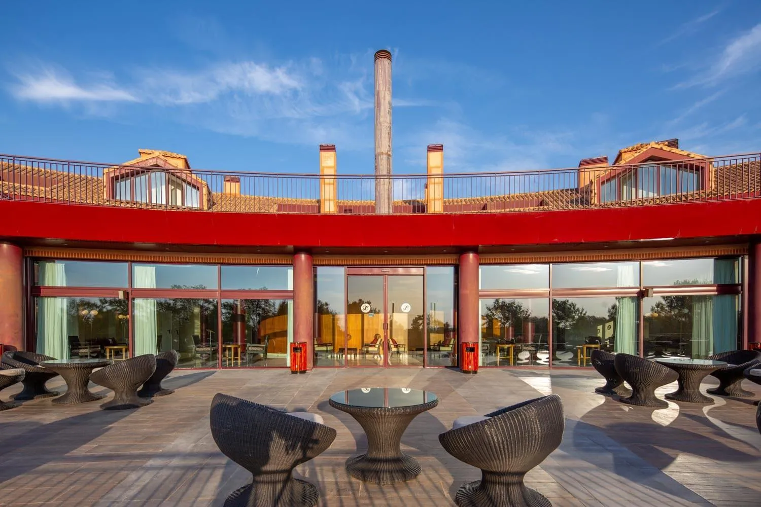 Patio in Exe Layos Golf