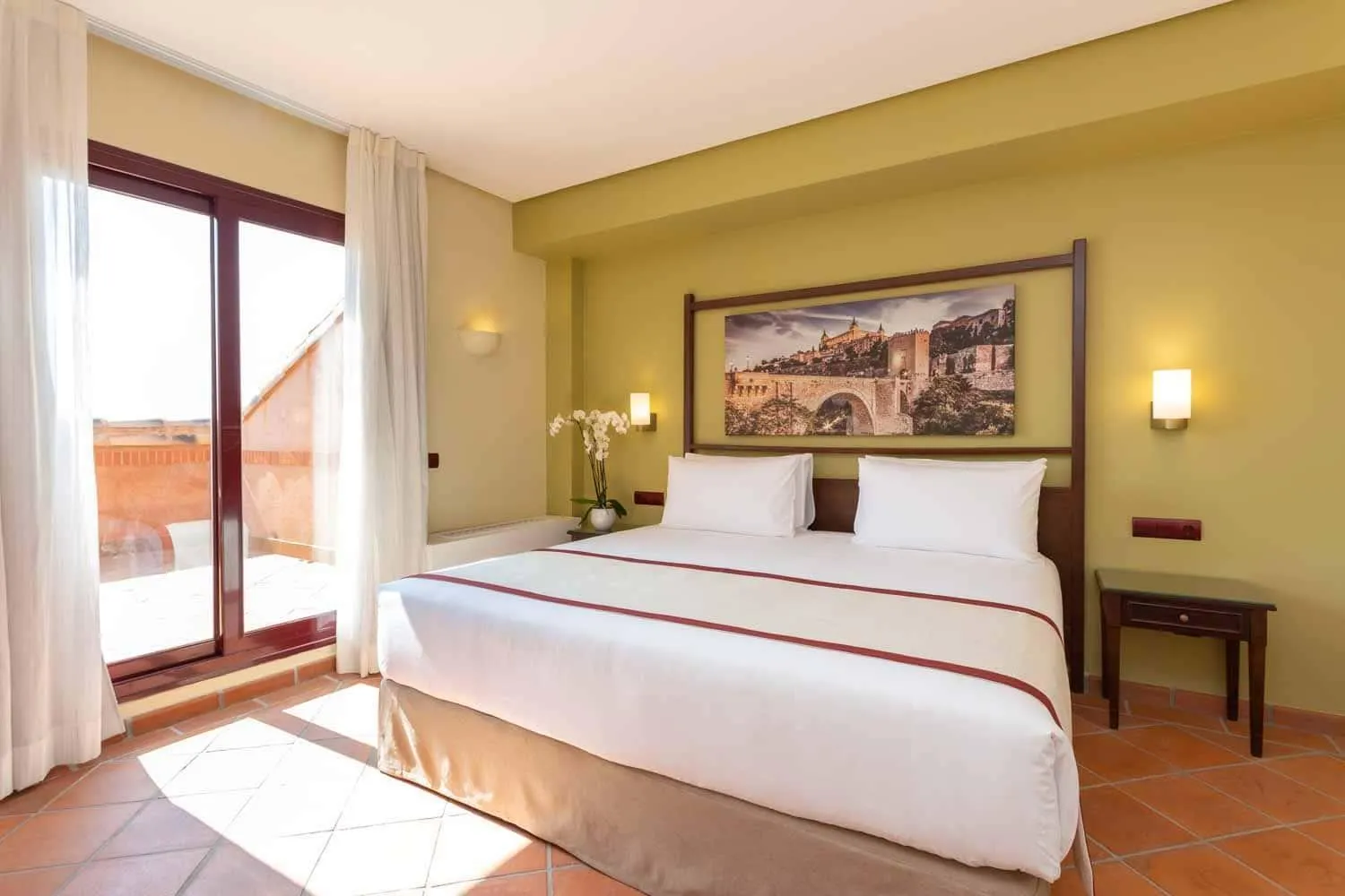 Bedroom, Bed in Exe Layos Golf