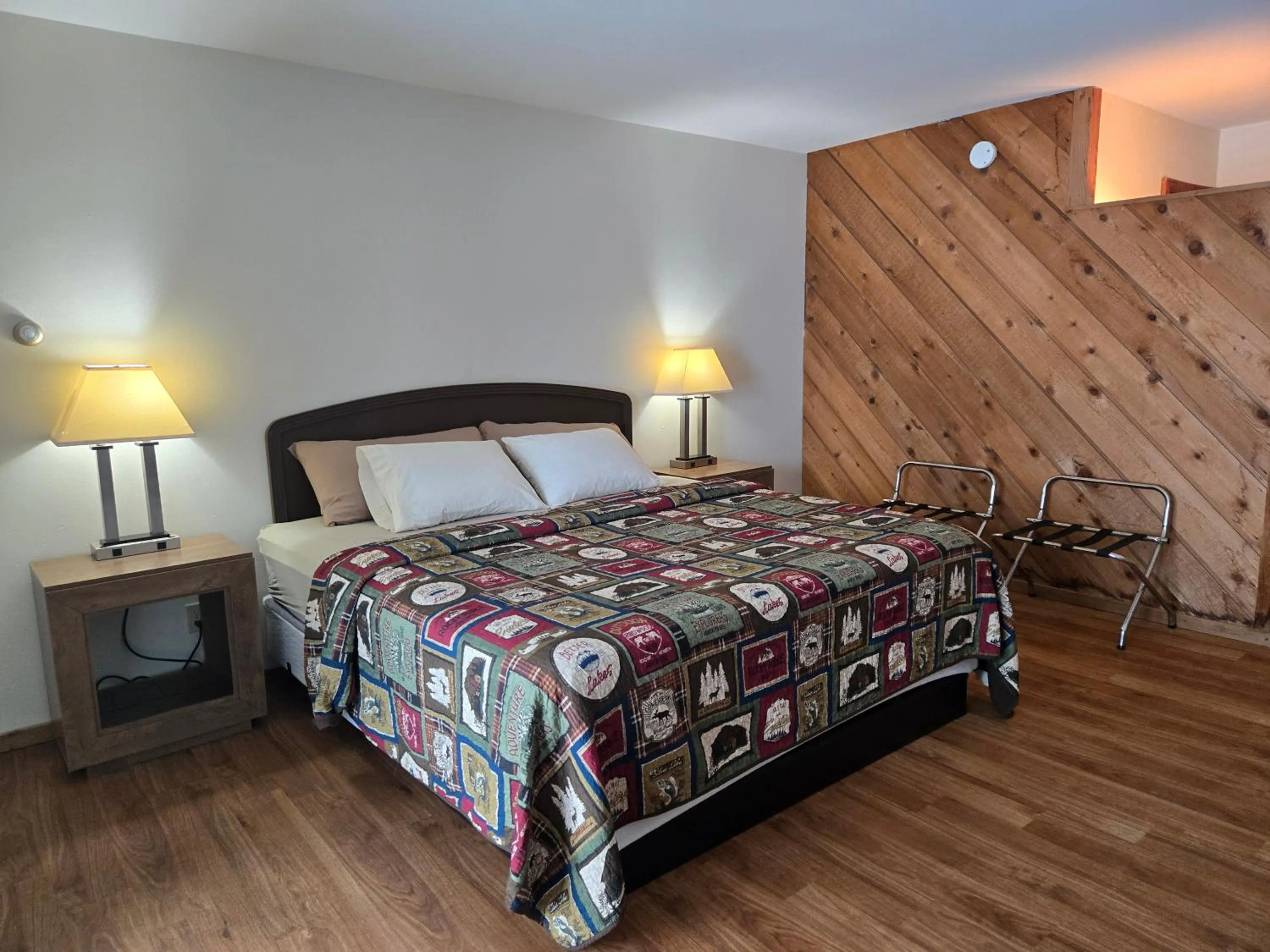 Bed in Timber Inn