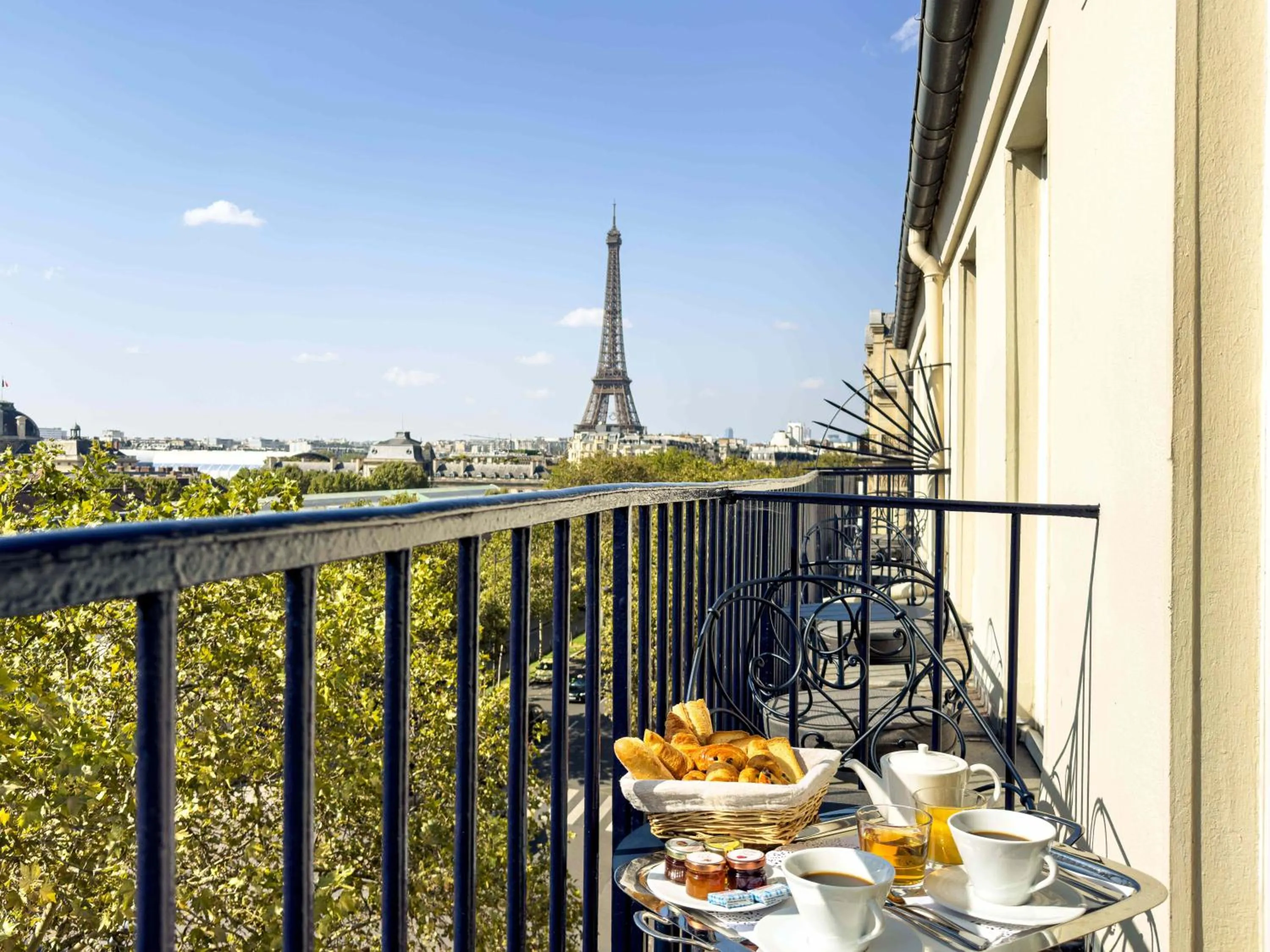 Balcony/Terrace in Hotel Duquesne Eiffel