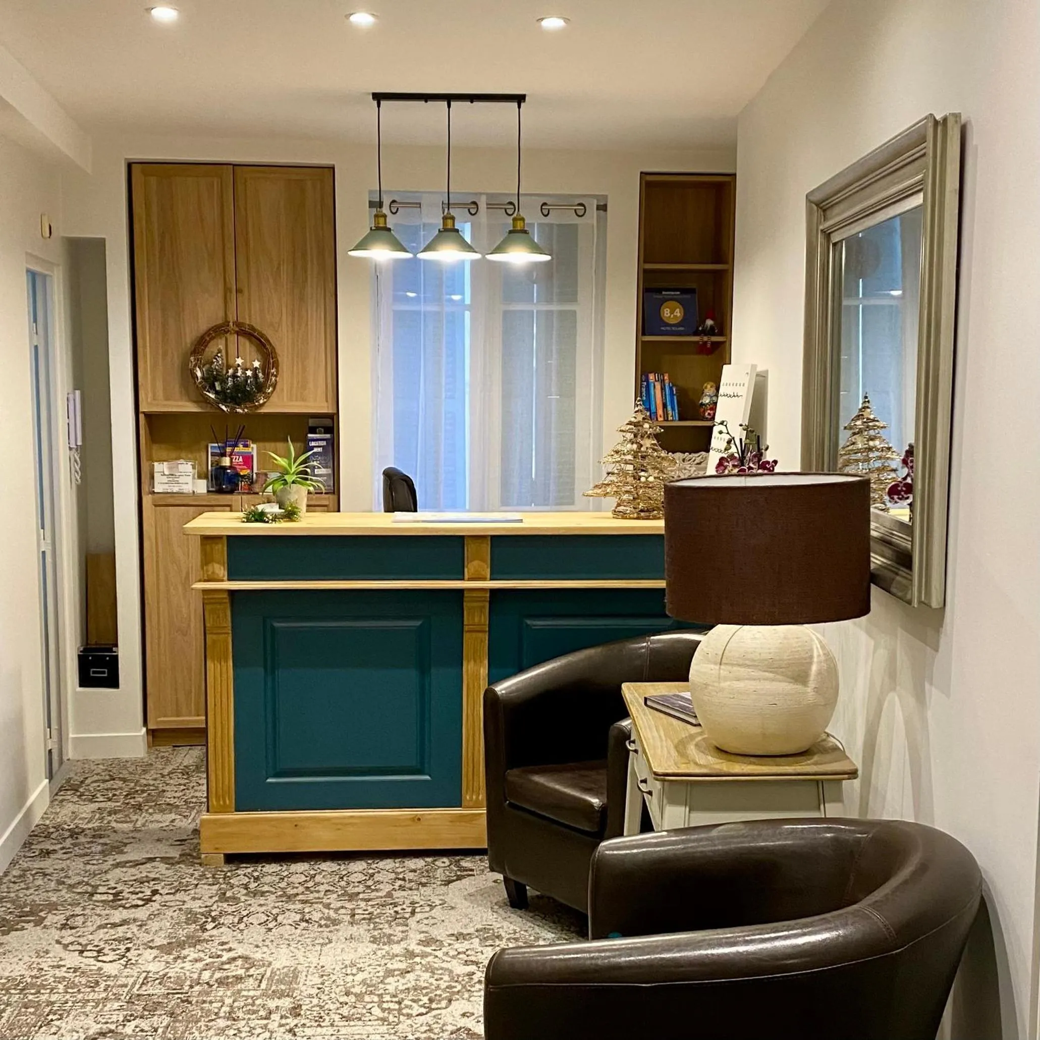 Lobby or reception in Hotel Solara