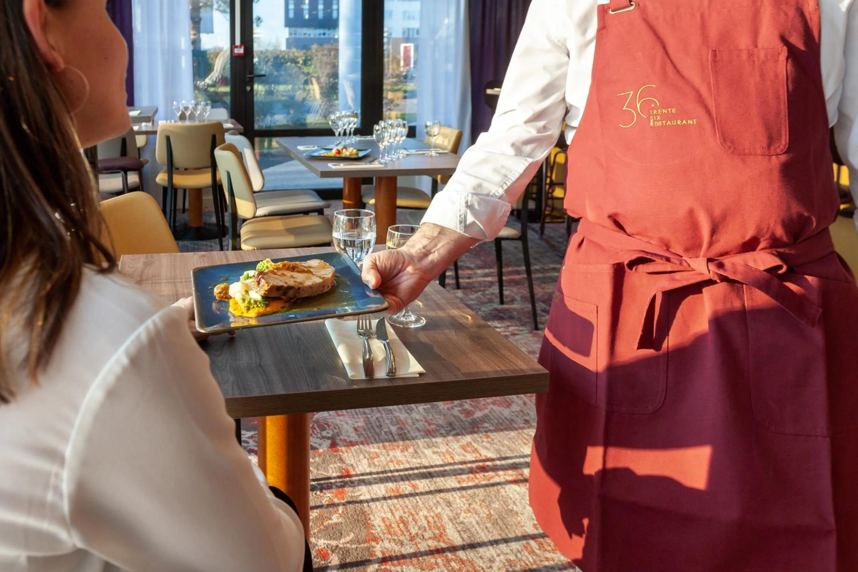 Restaurant/places to eat in Brit Hotel Caen Nord - Mémorial