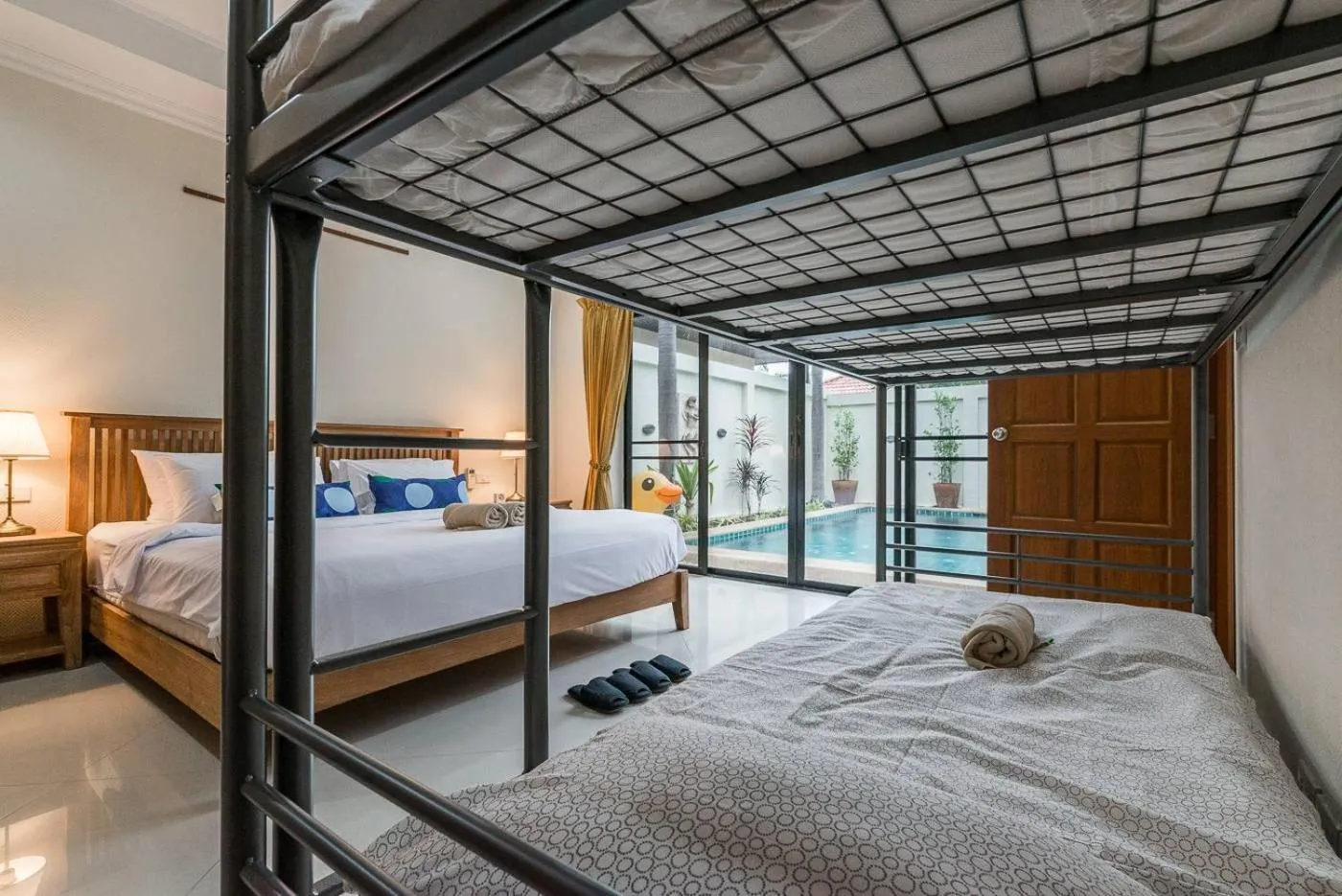 bunk bed, Bed in AnB poolvilla 2BR with private beach in pratamnak