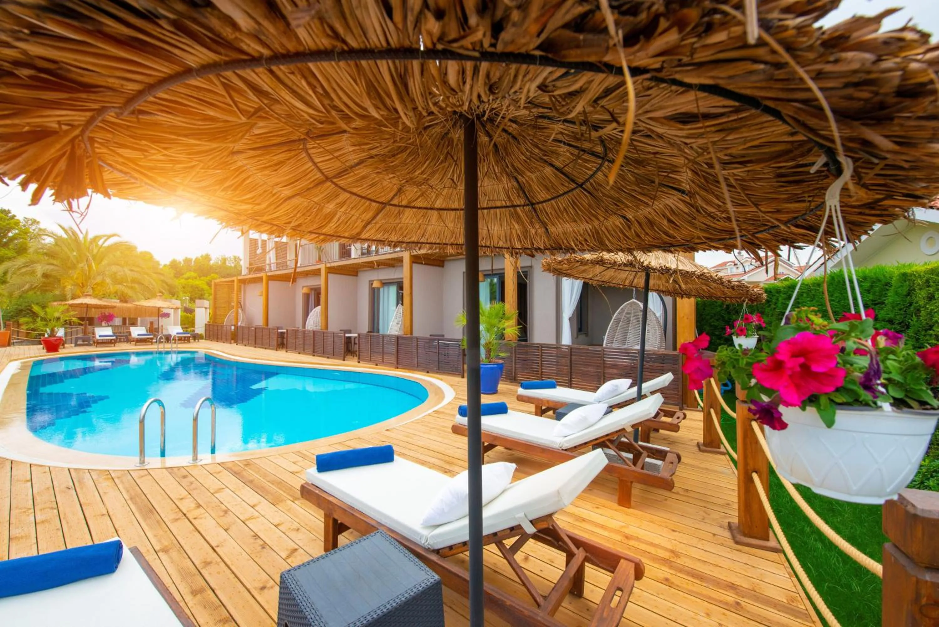 Pool view in Arwen Hotel